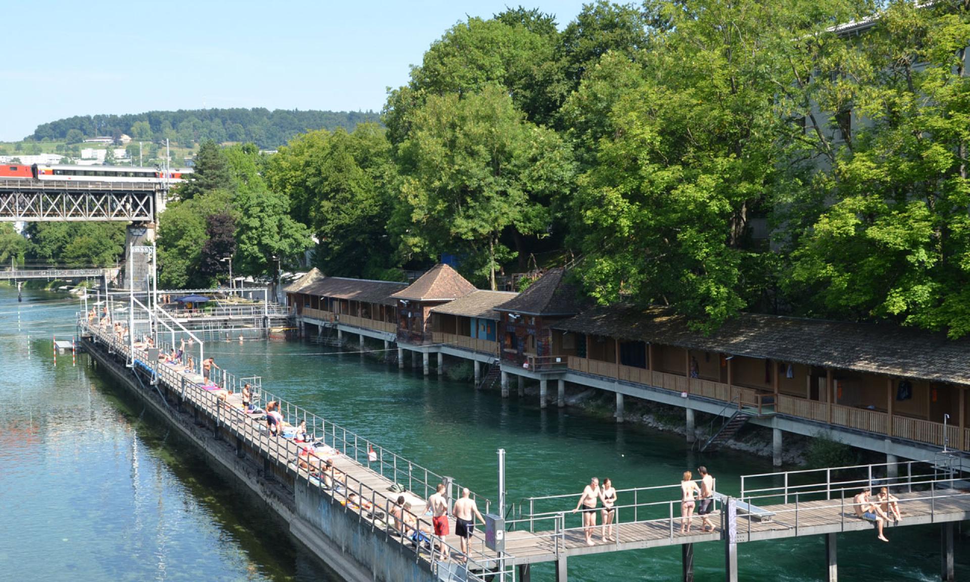 Flussbad Unterer Letten – Badespass in der Nähe von Zürich-West 
