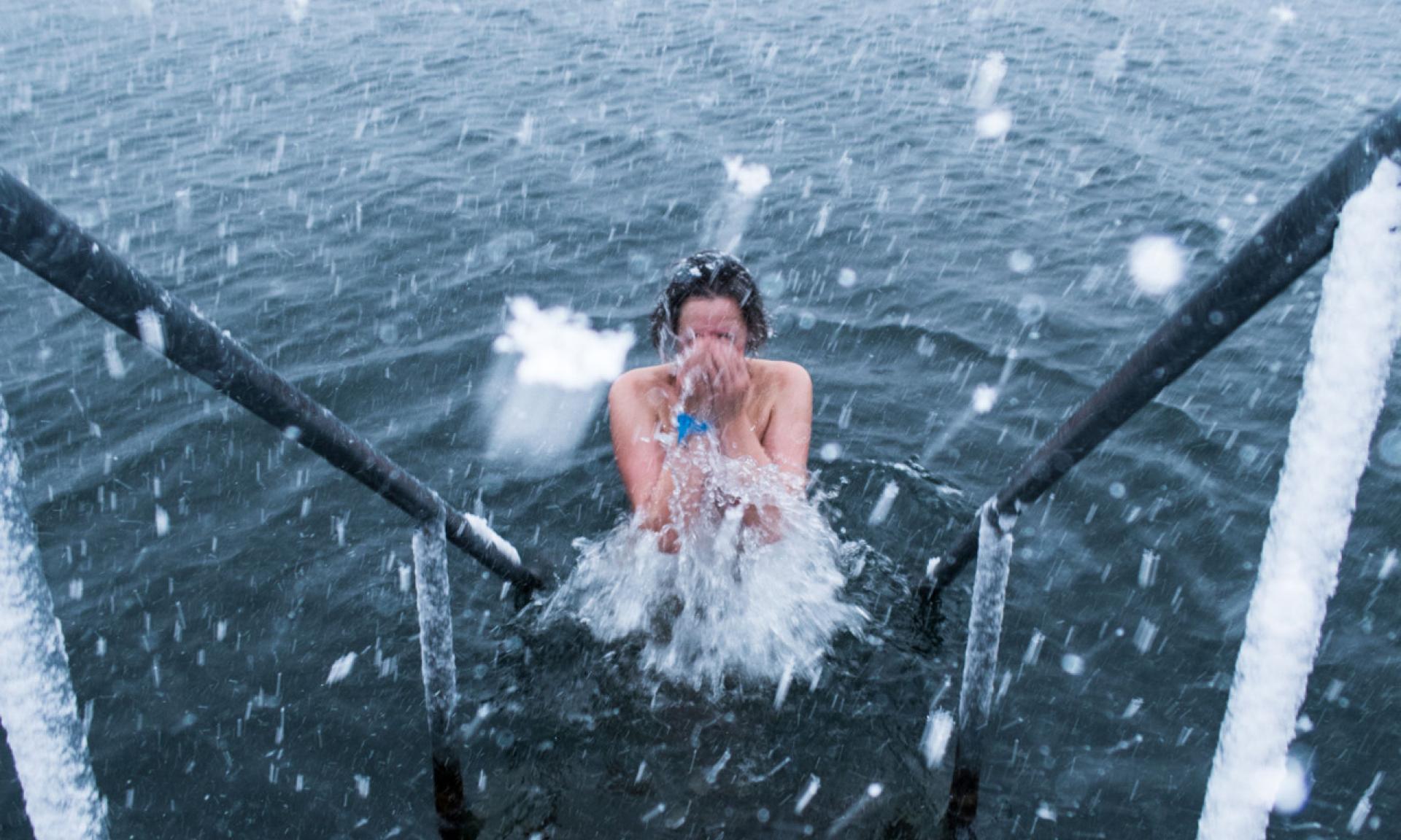 Sauna, Seebad Enge