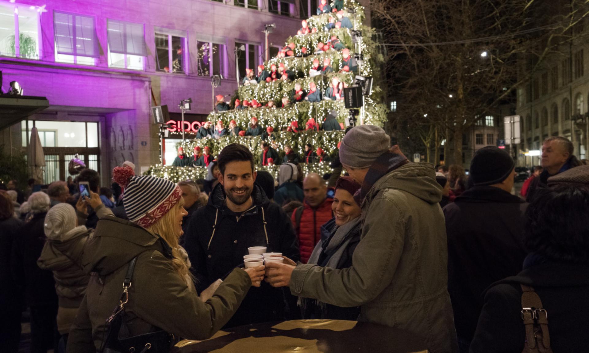 Singing Christmas Tree, Zurich
