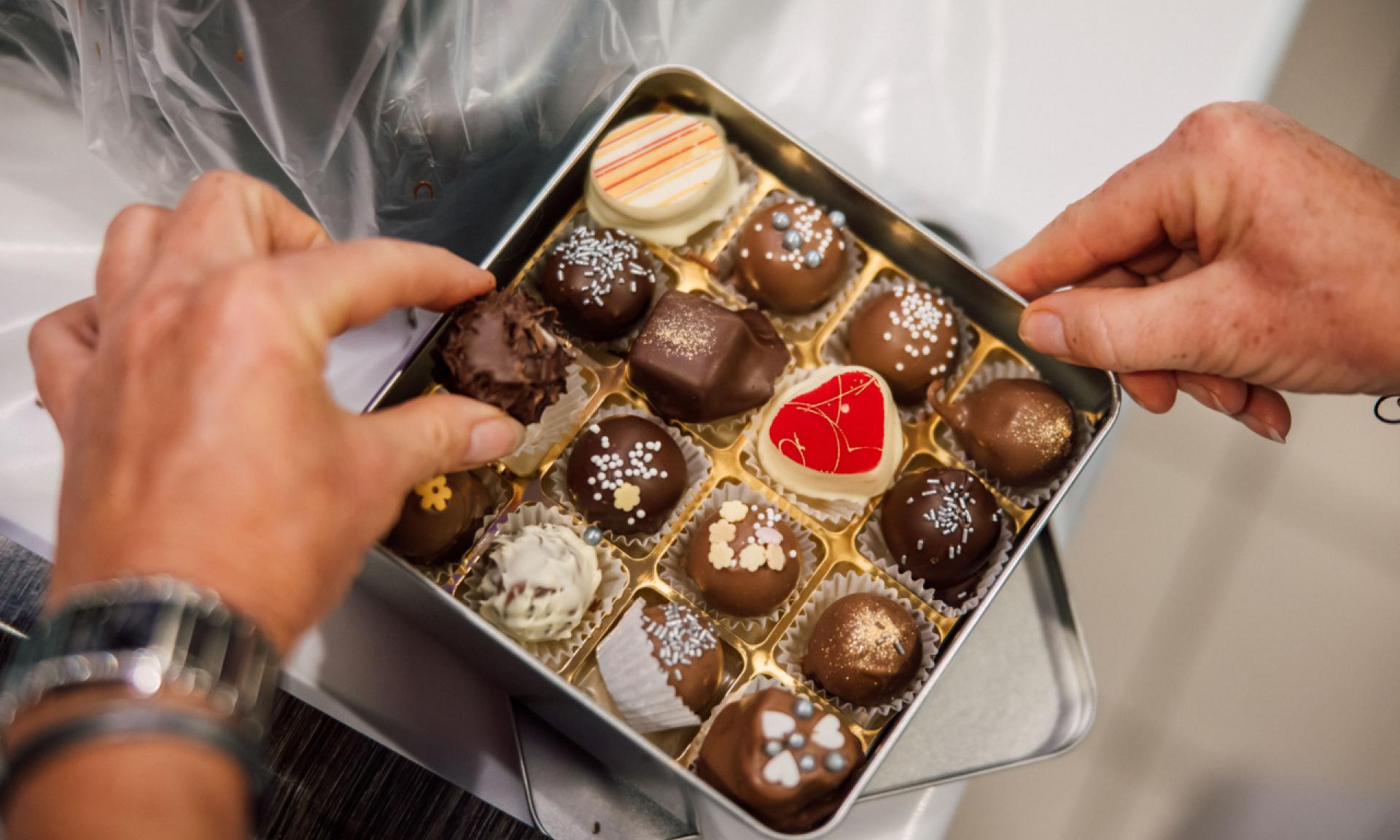 Teamanlass, Pralinen-Workshop