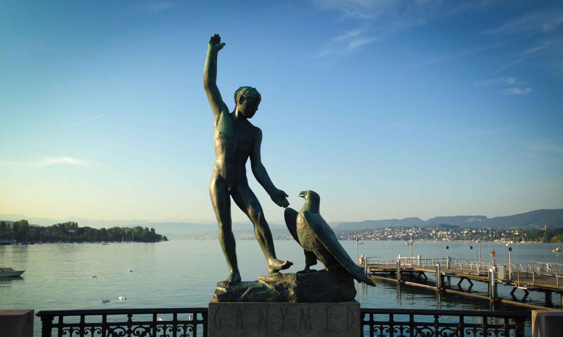 The Ganymed sculpture