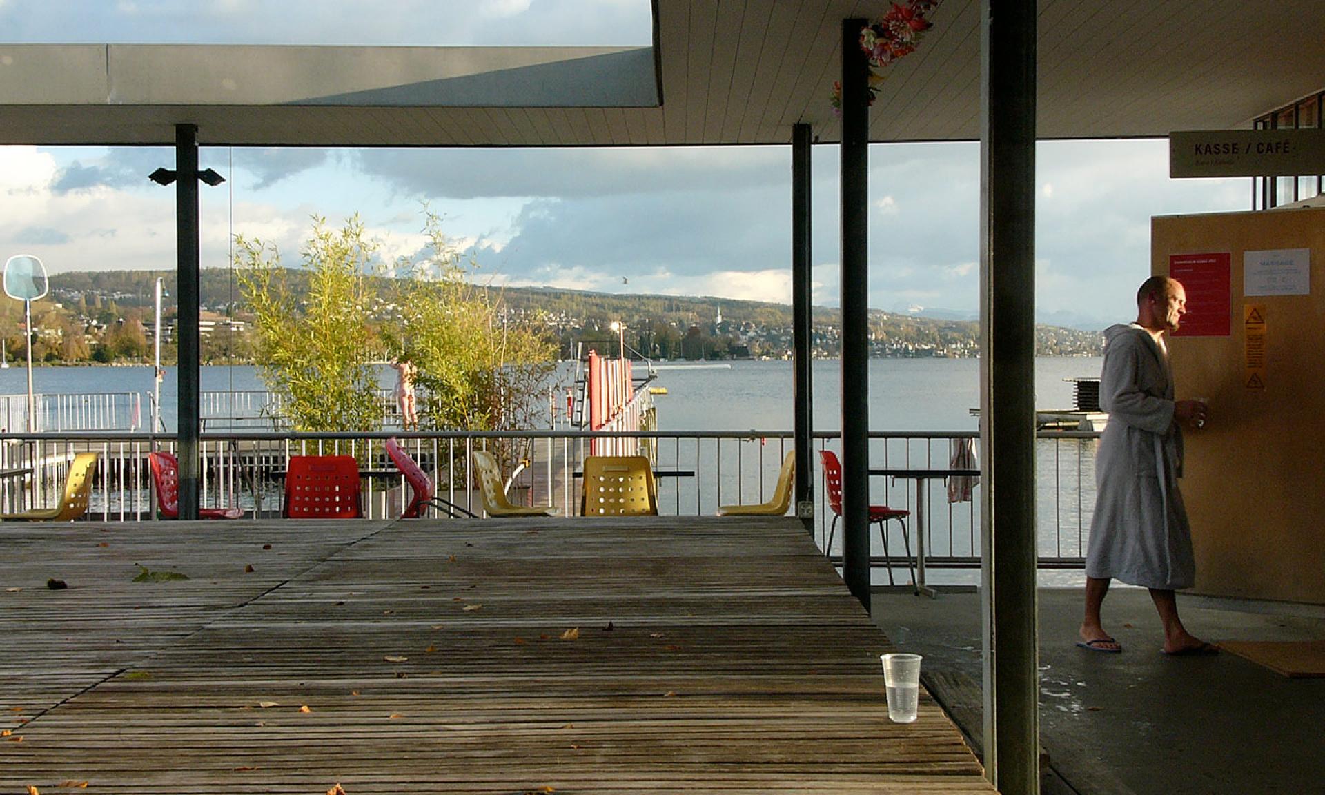 Sauna au lac à Zurich