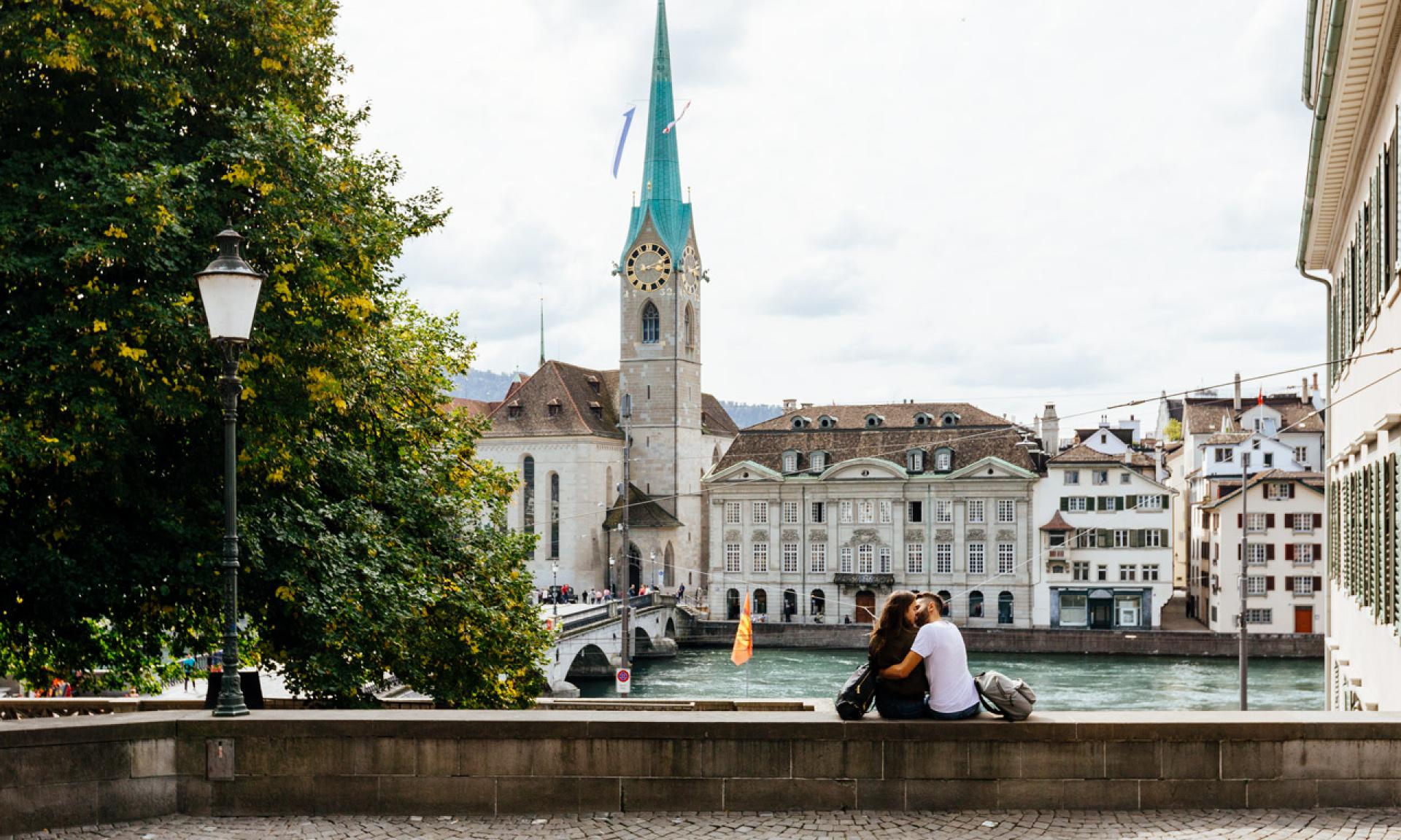 Grossmünsterplatz a Zurigo