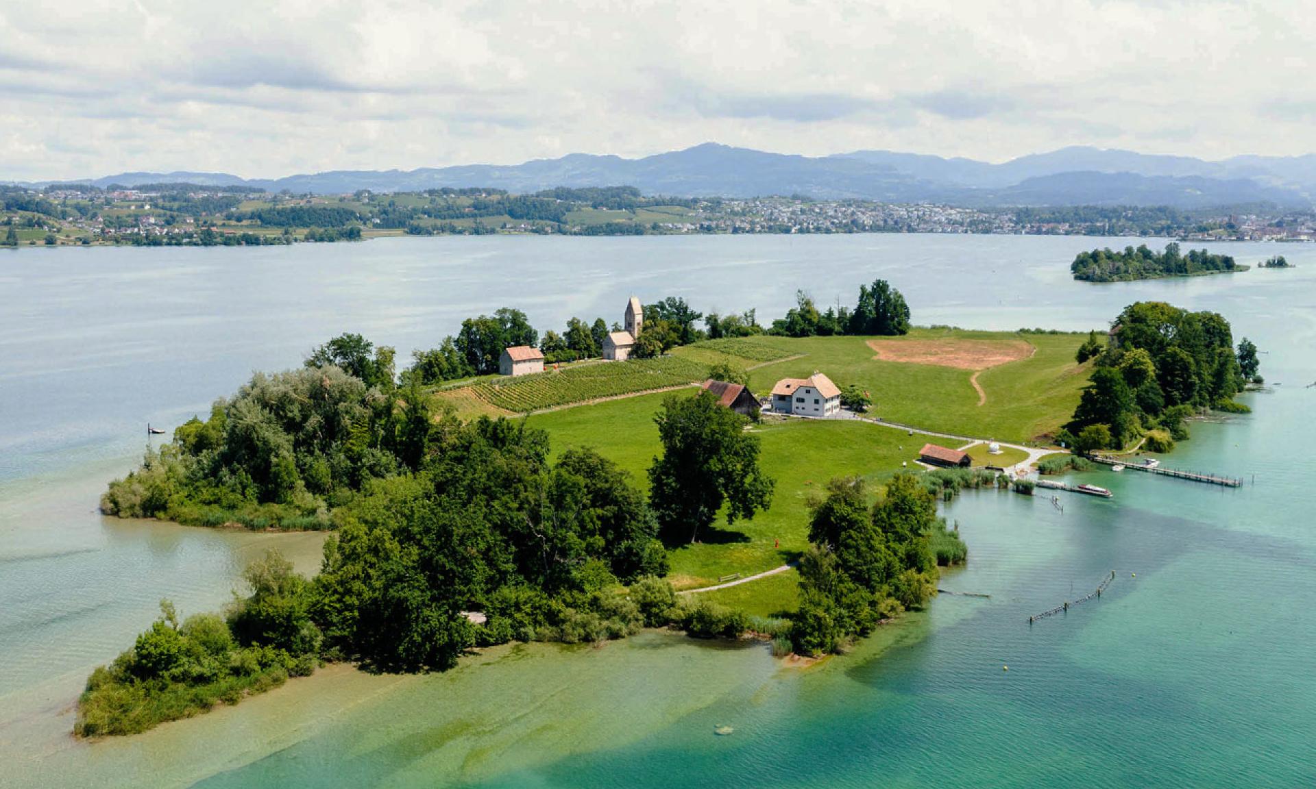 Insel Ufenau on Lake Zurich
