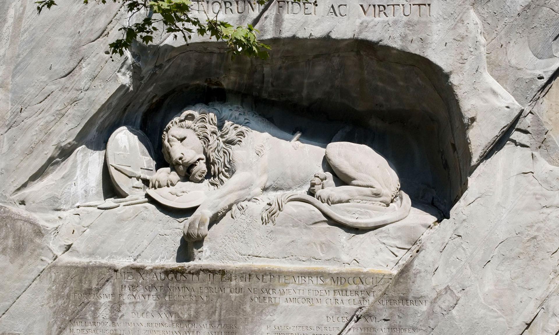 Luzern – Löwendenkmal