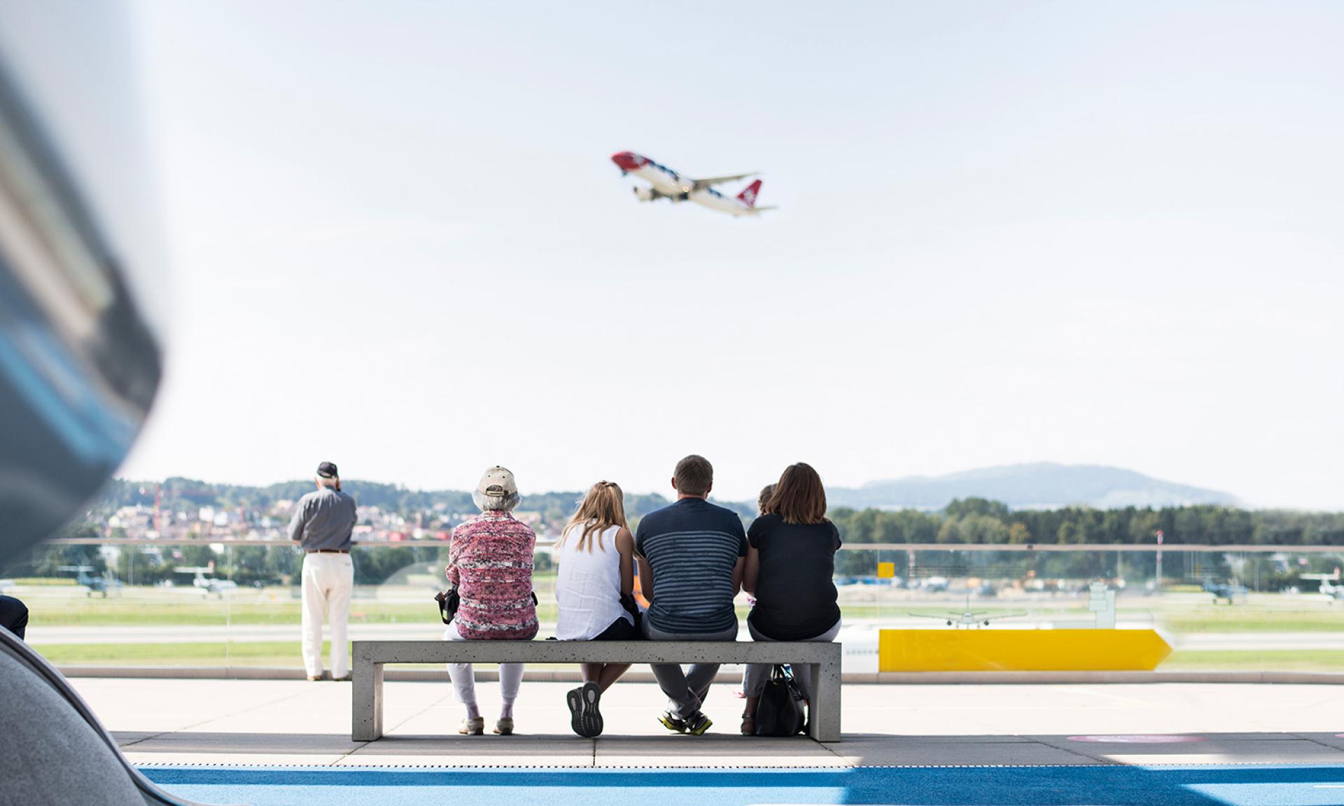 Zurich Airport, Zuschauerterrasse