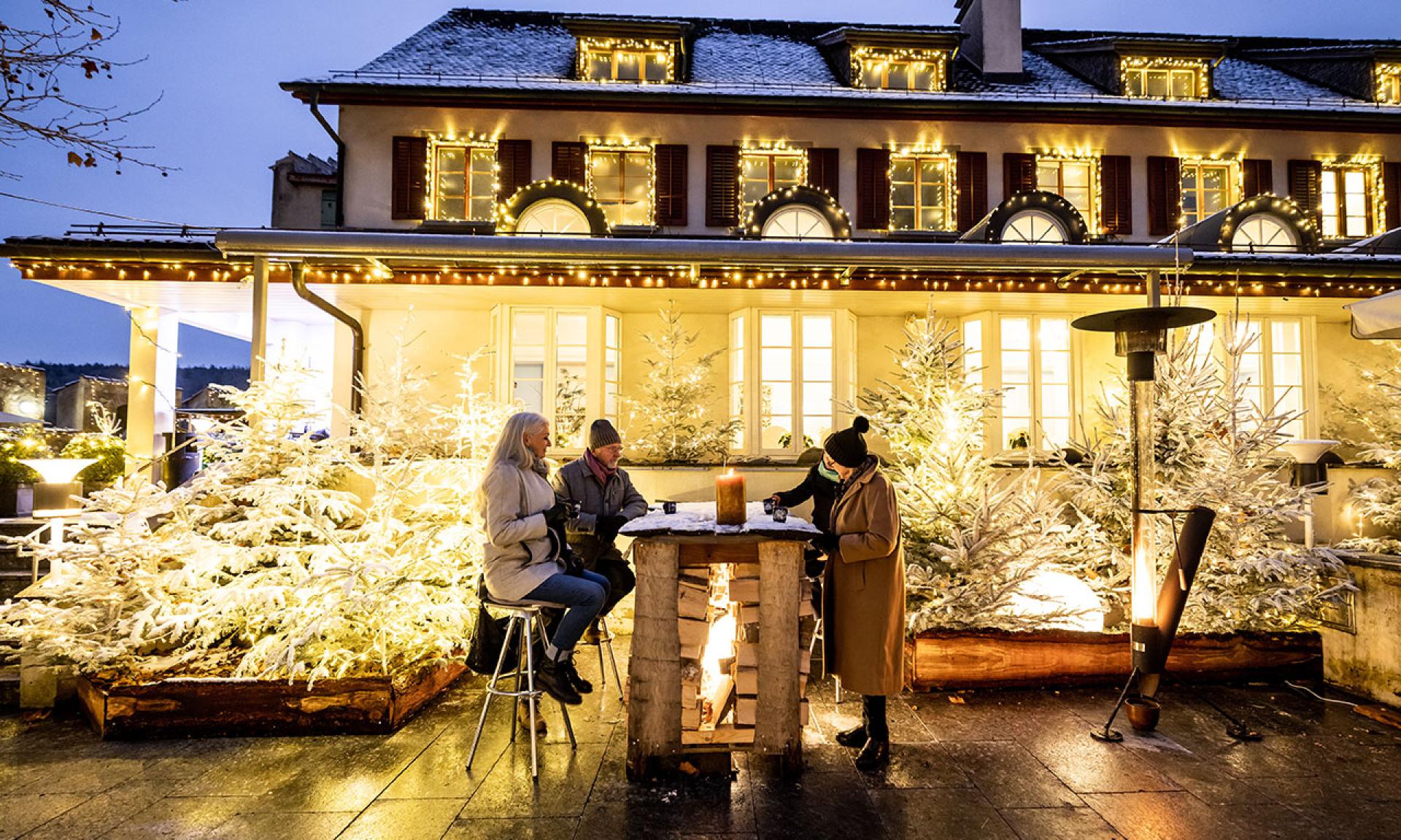 Schloss Laufen, Winter