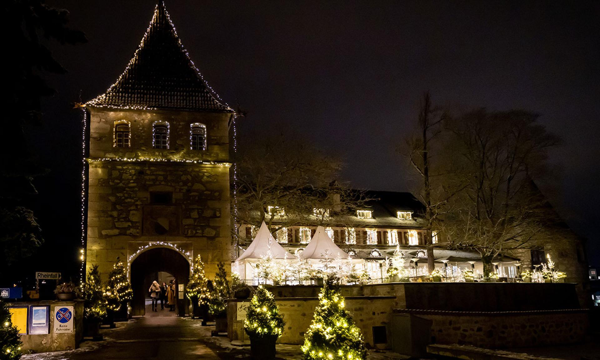 Schloss Laufen, Winter