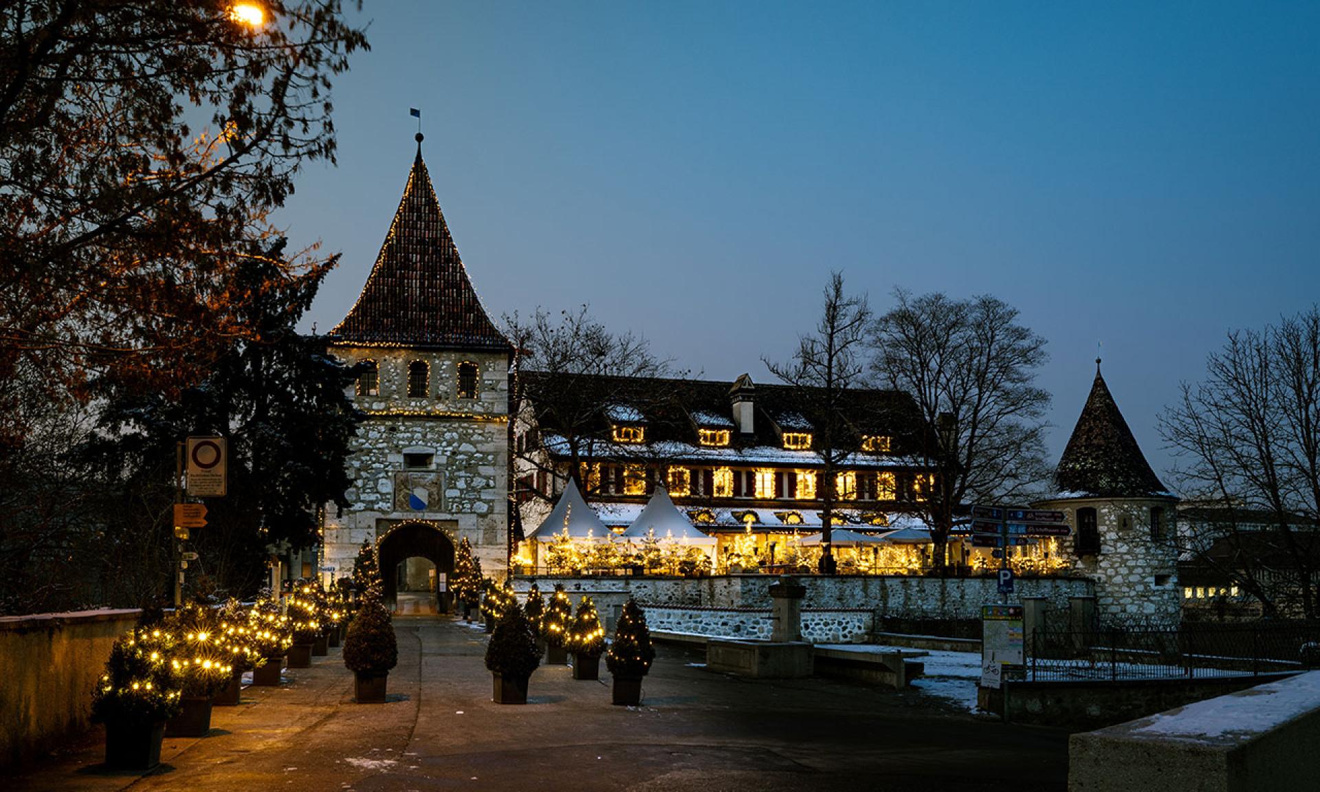 Schloss Laufen, Winter
