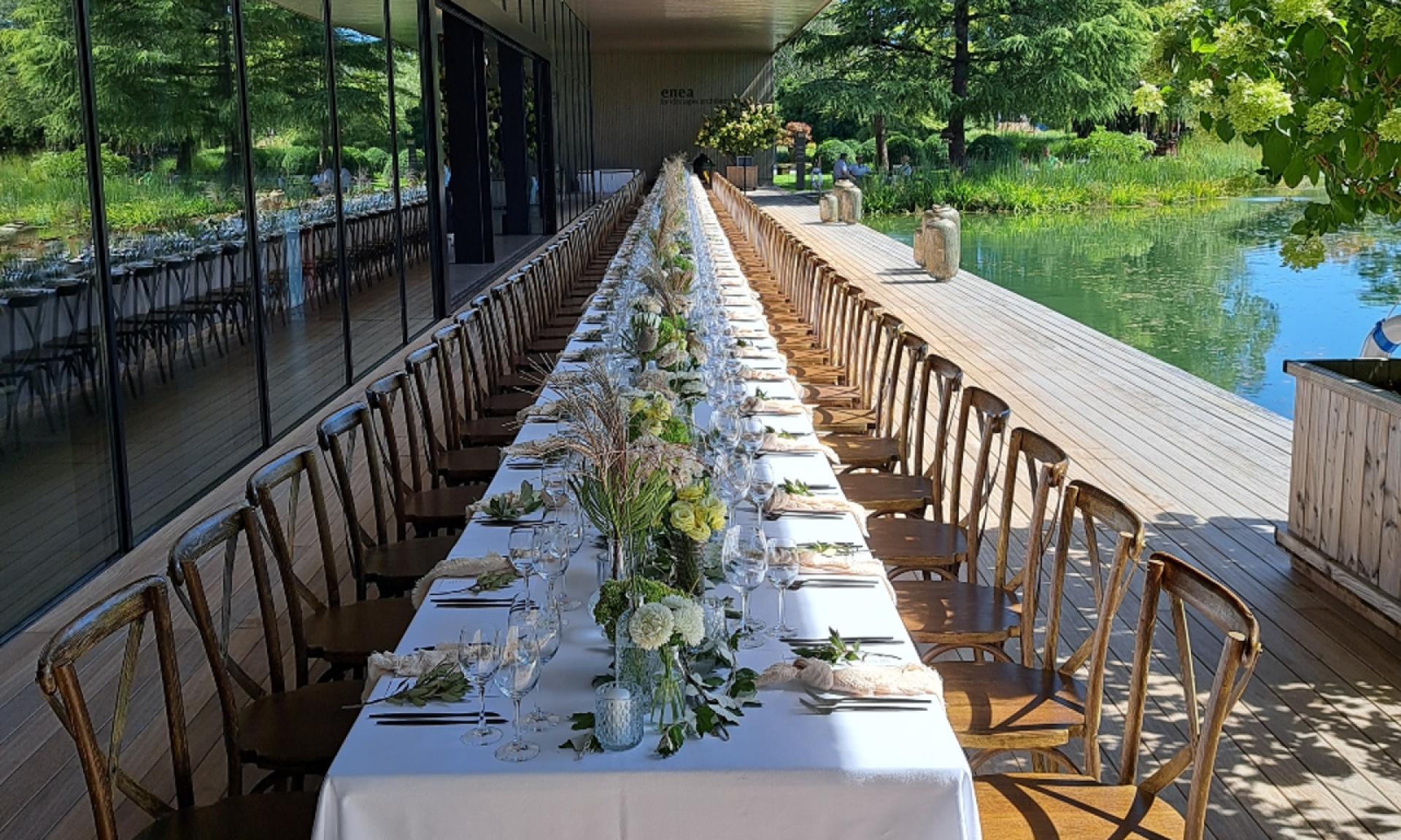 Enea Baummuseum - Showroom Terrasse