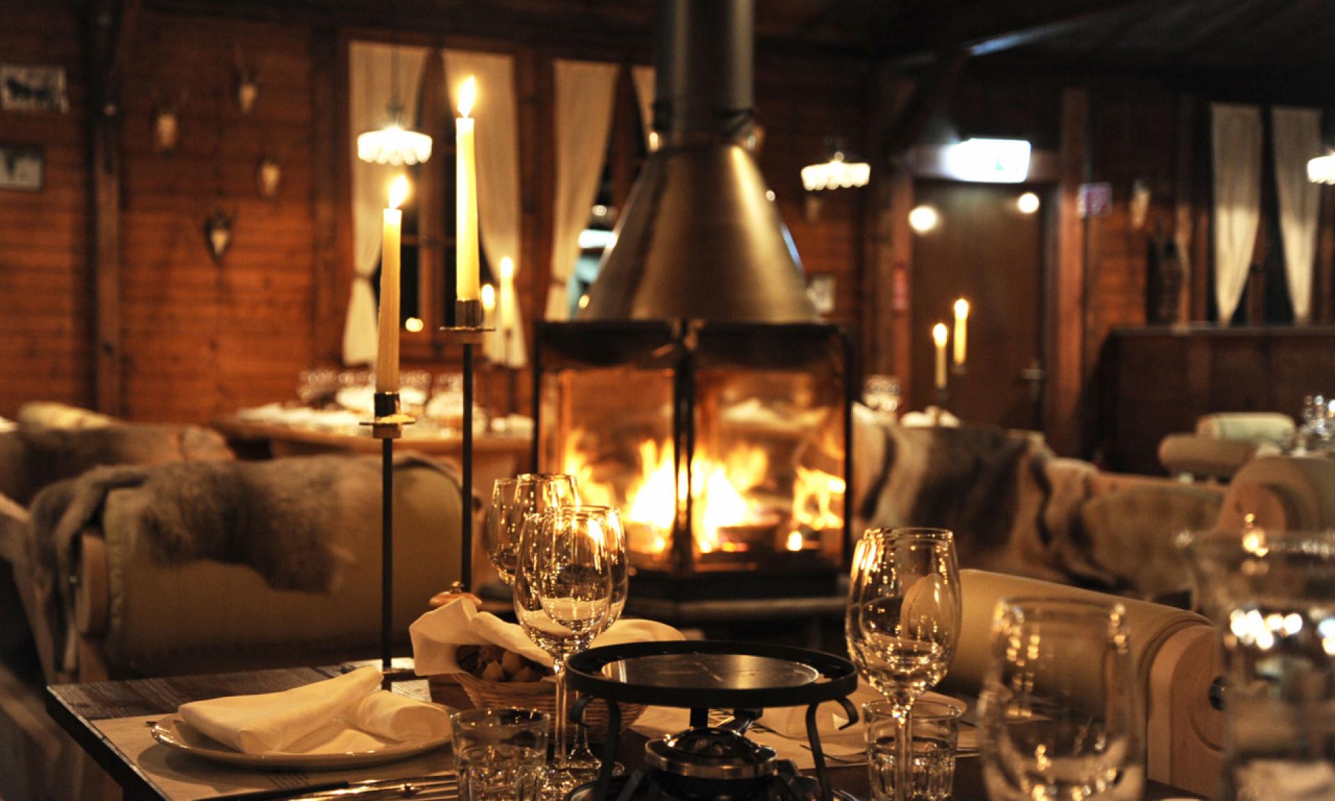 Fondue im Chalet