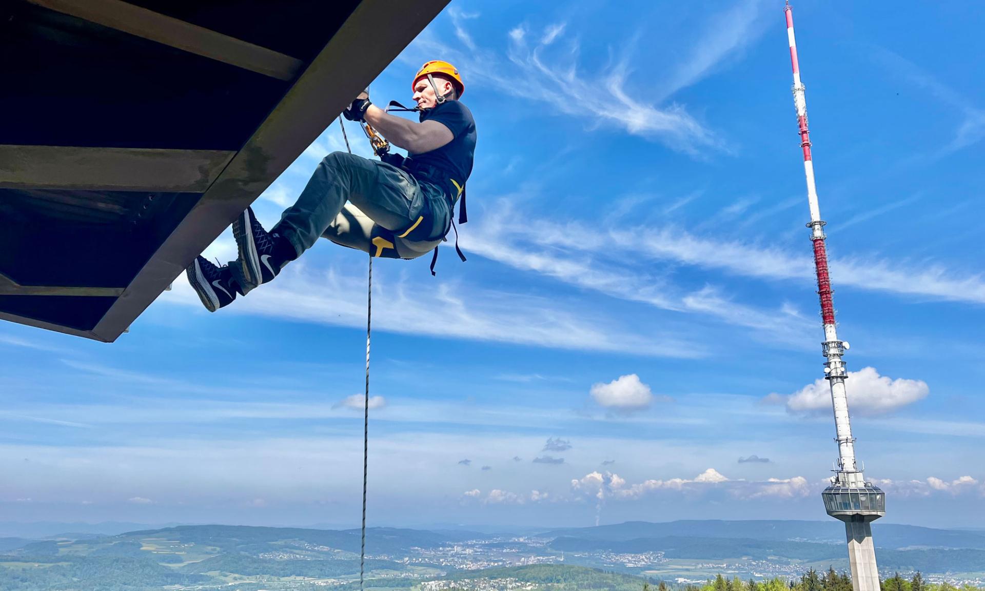 Turmabseilen, Uto Kulm