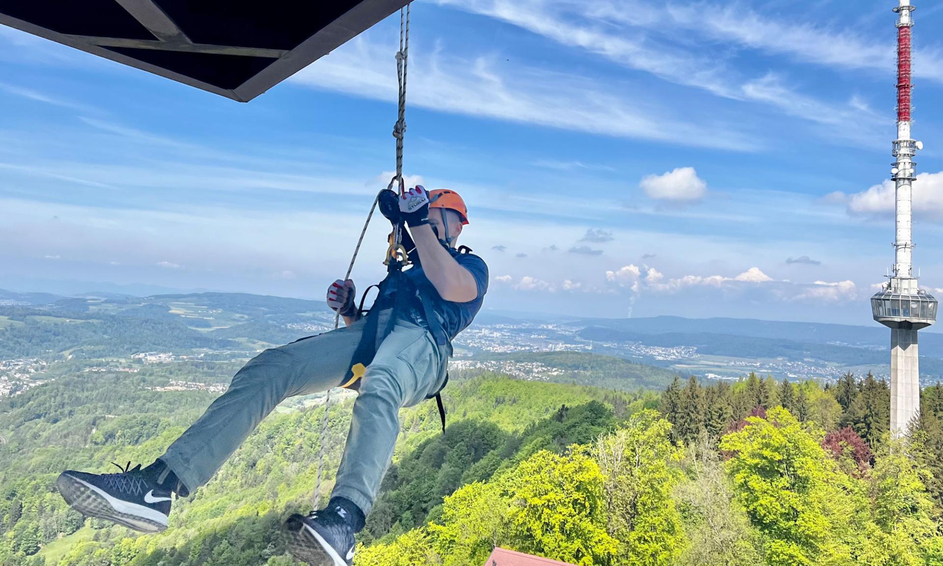 Turmabseilen, Uto Kulm