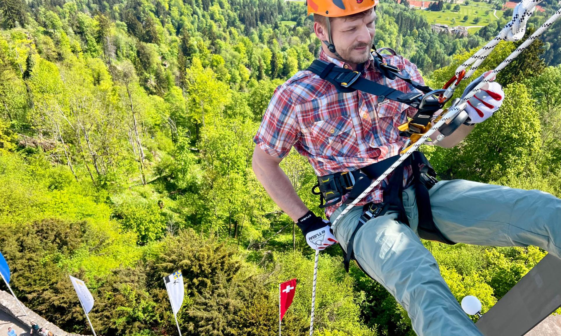 Turmabseilen, Uto Kulm