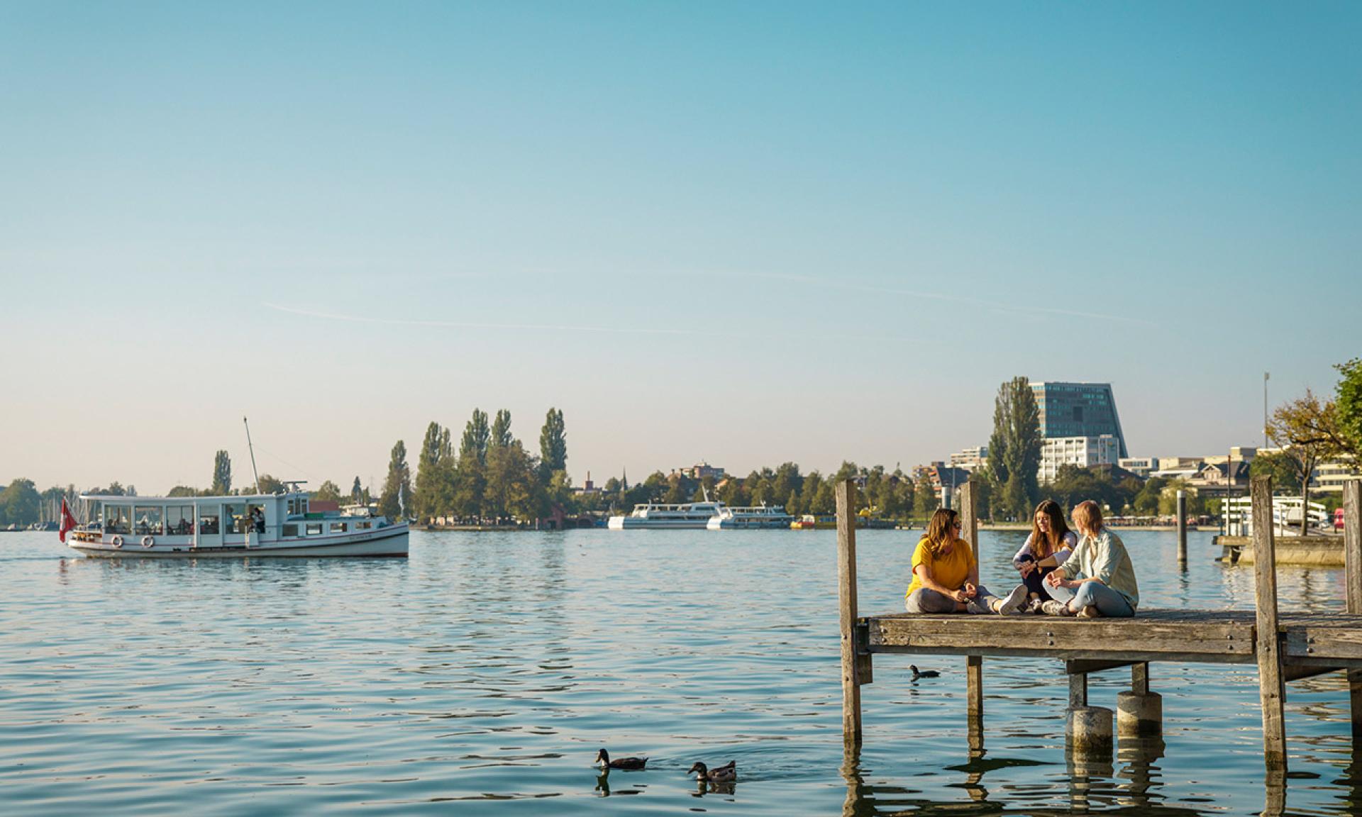 Evening atmosphere on Lake Zug