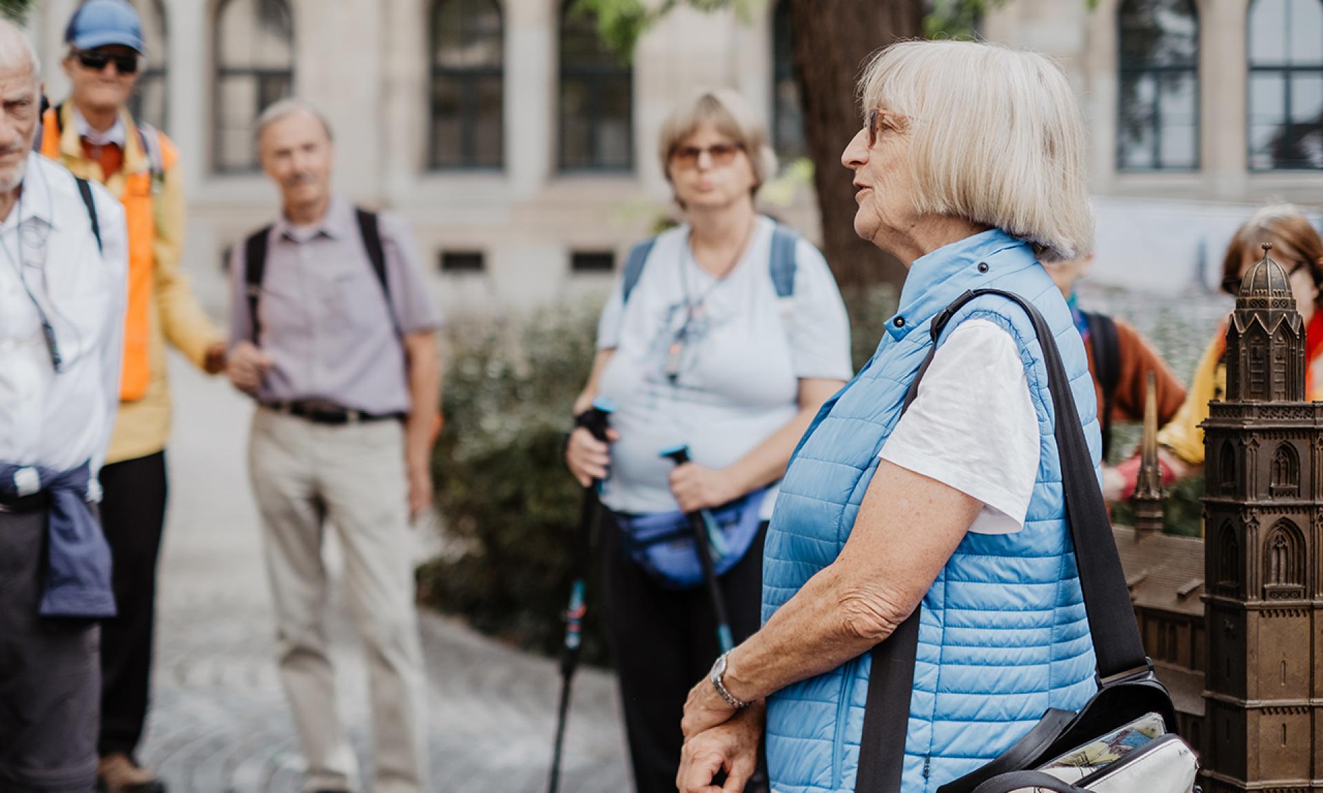Stadtführung für Menschen mit Sehbehinderung