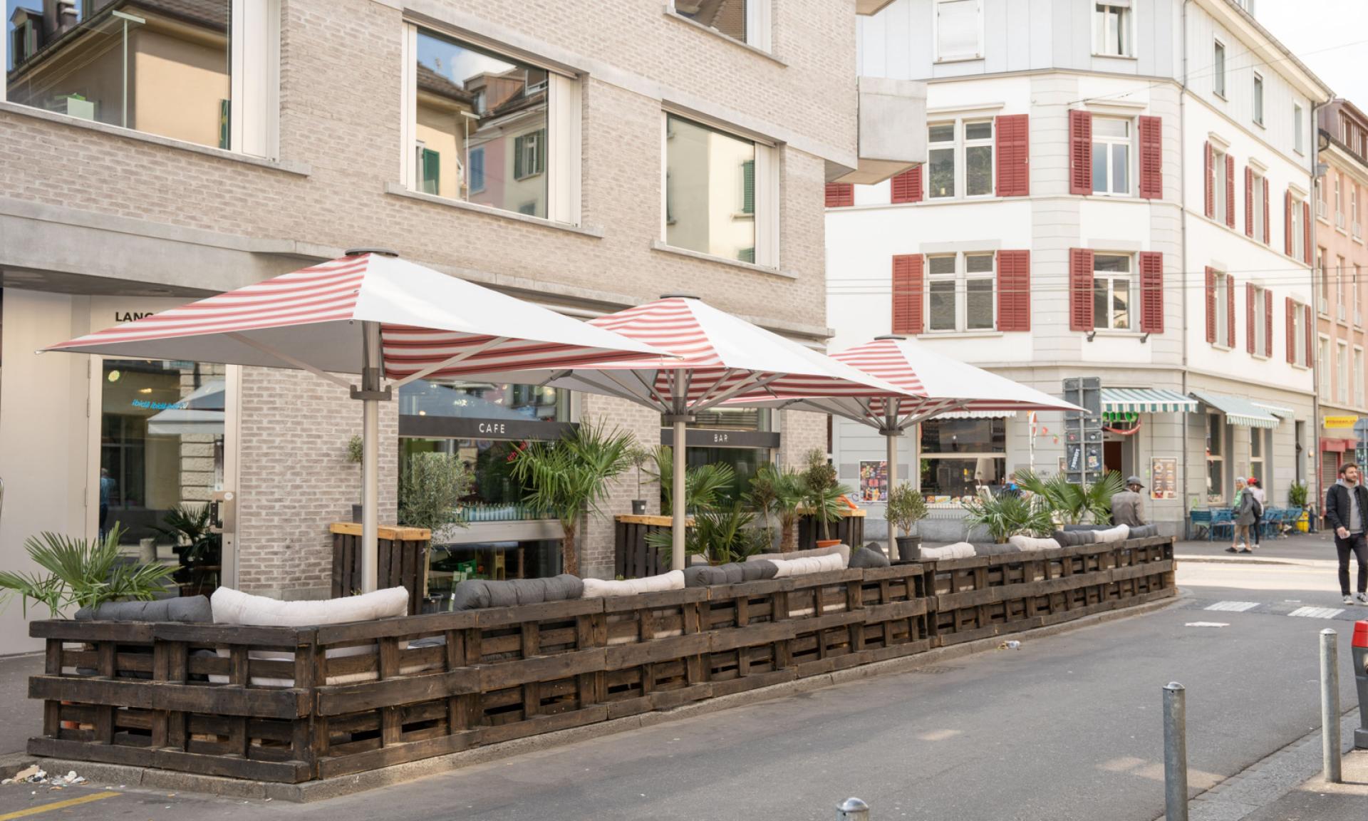 Eventhaus Langstrasse, Terrasse