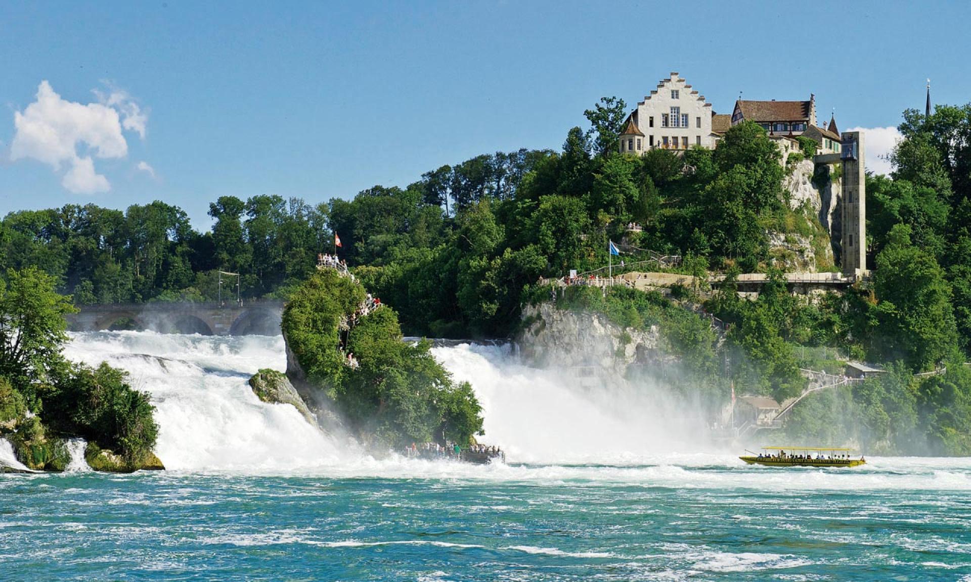 Chutes du Rhin – la plus grande chute d'eau d'Europe