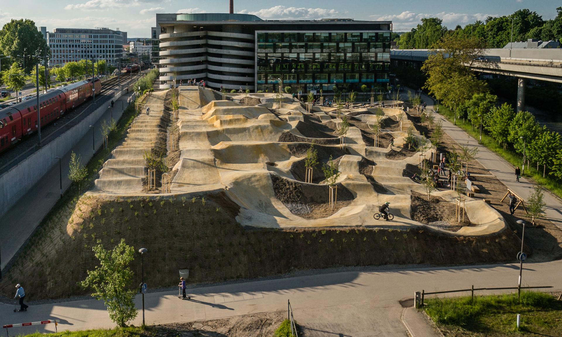 Der Bike-Park Allmend im Westen Zürichs