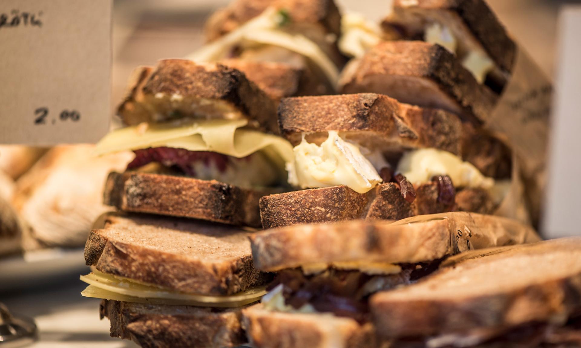 Delicious sandwiches