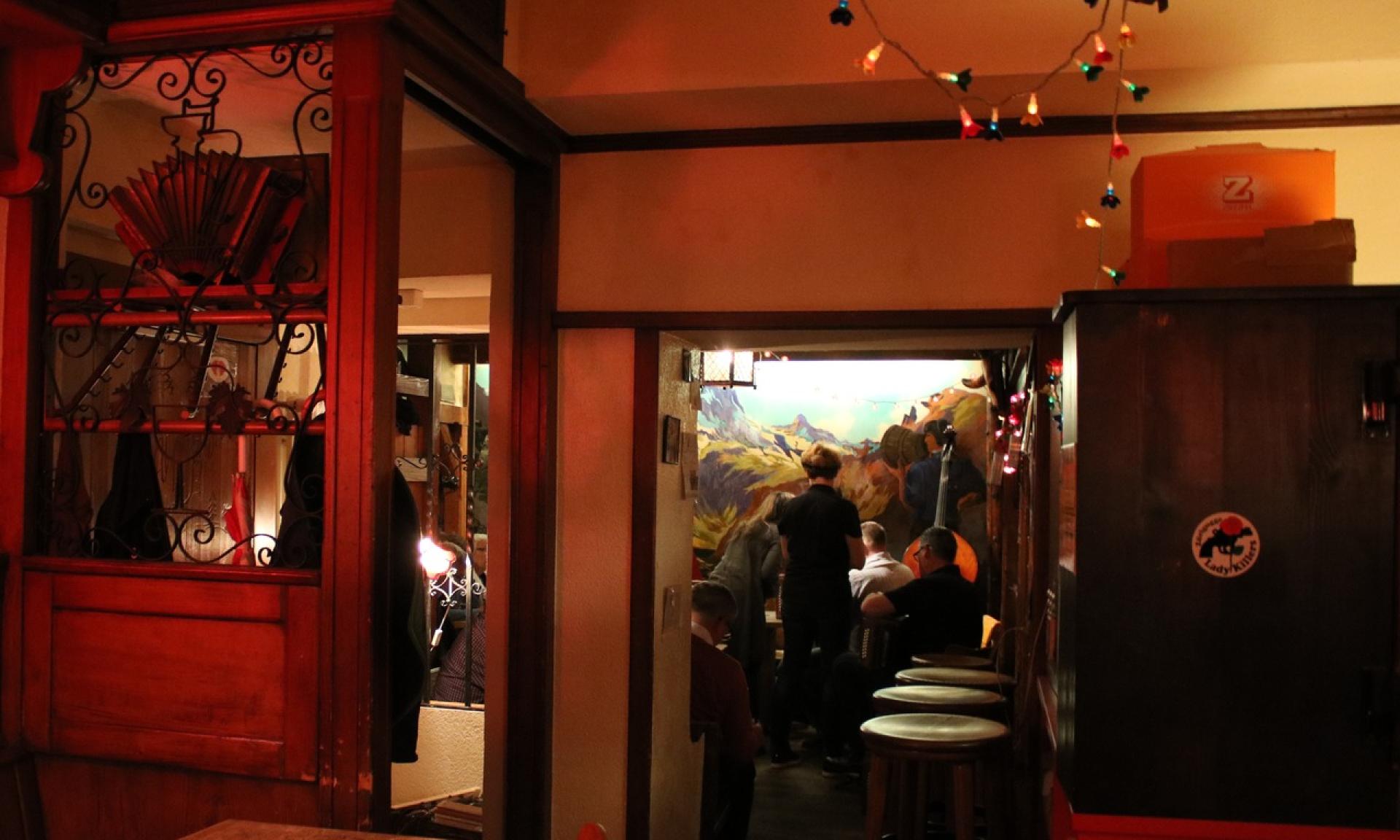 The Aelpli Bar, located in the heart of the Niederdorf