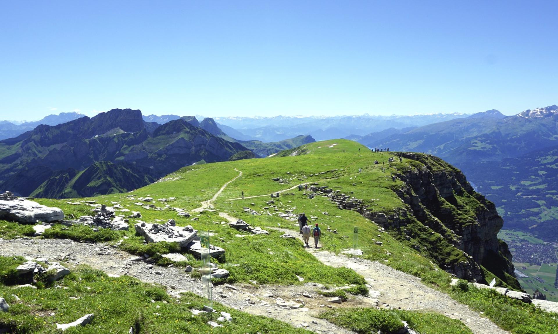 Chäserrugg – circular path on the Rosenboden high-lying plain