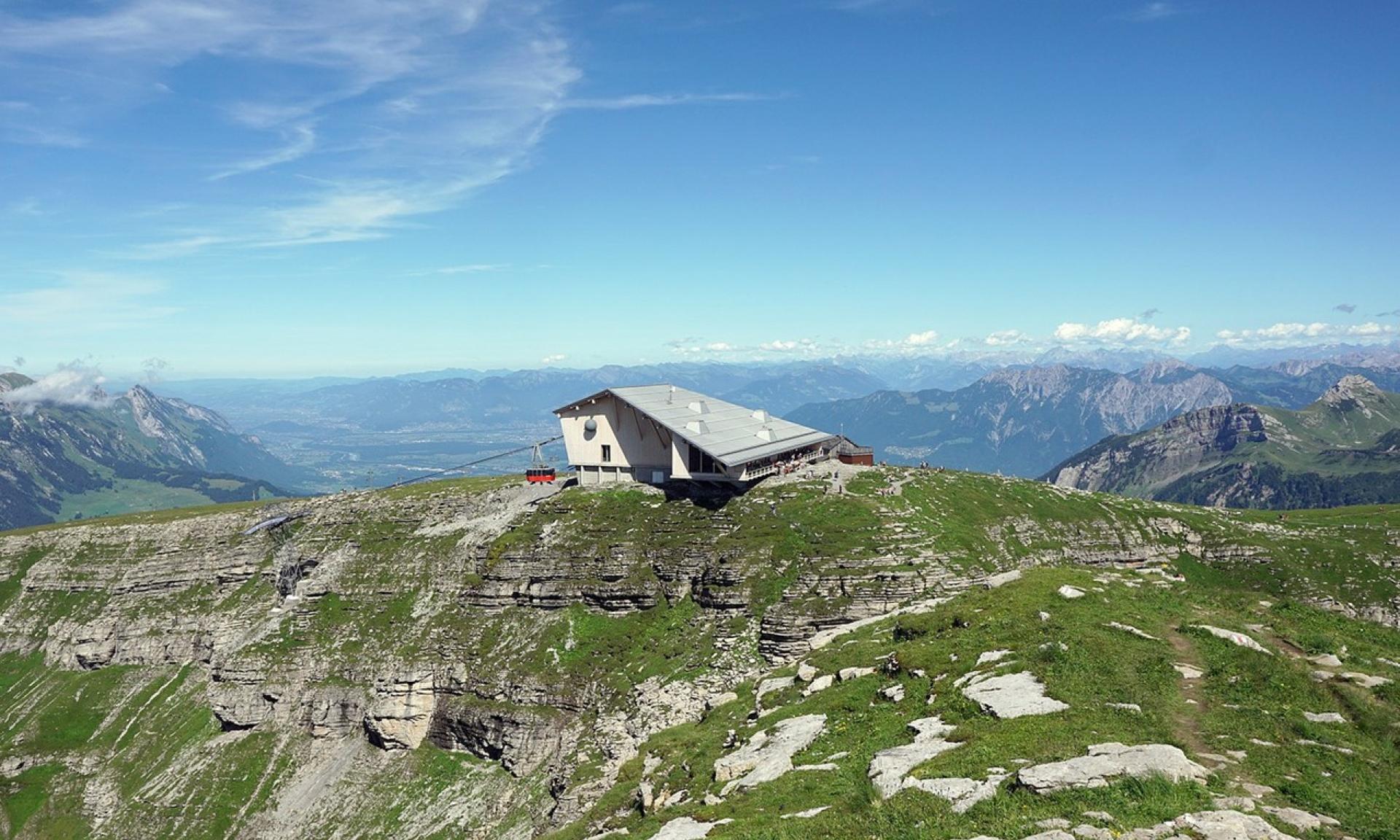 Chäserrugg – panorama from the Hinterrugg