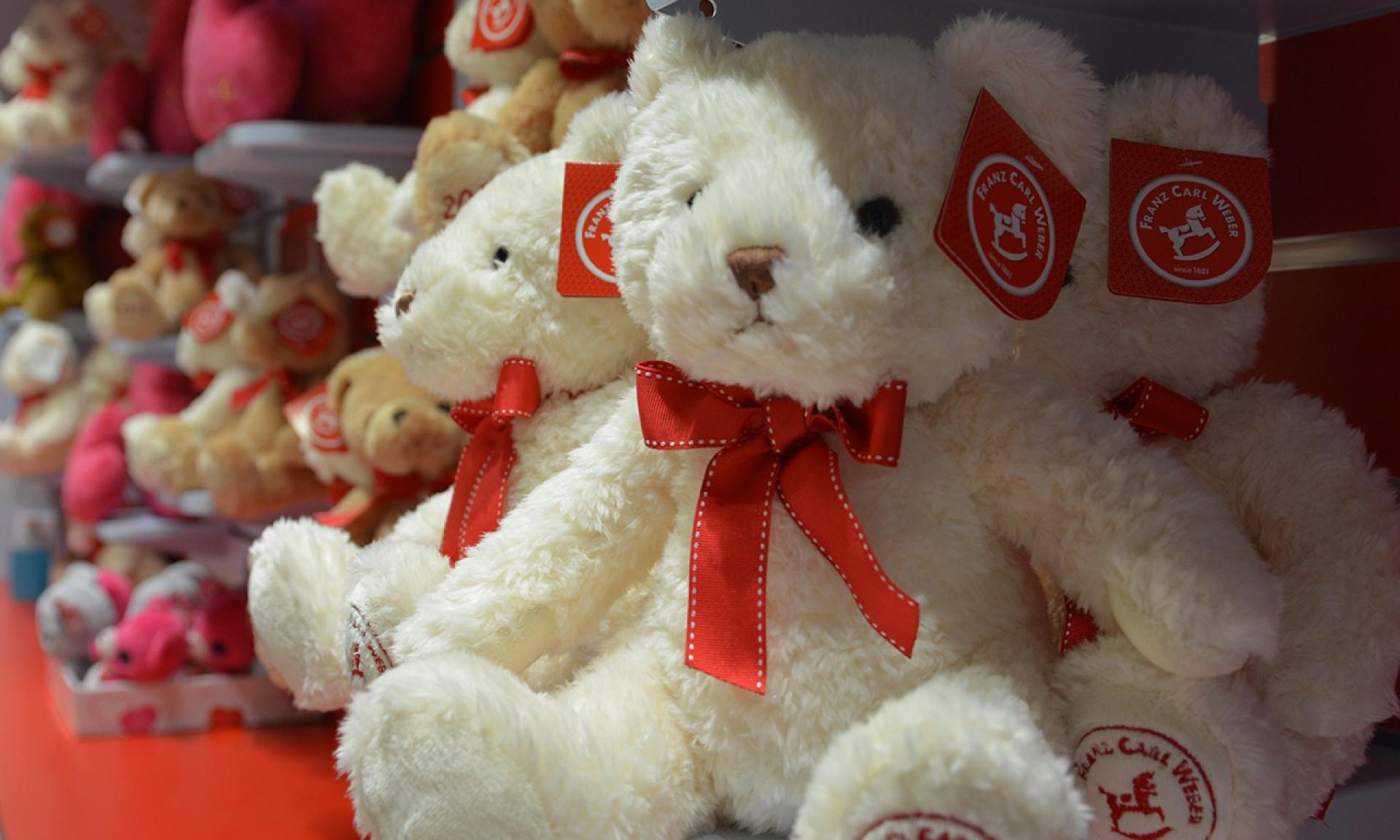 The traditional Swiss toy store is located directly at the Zurich main station