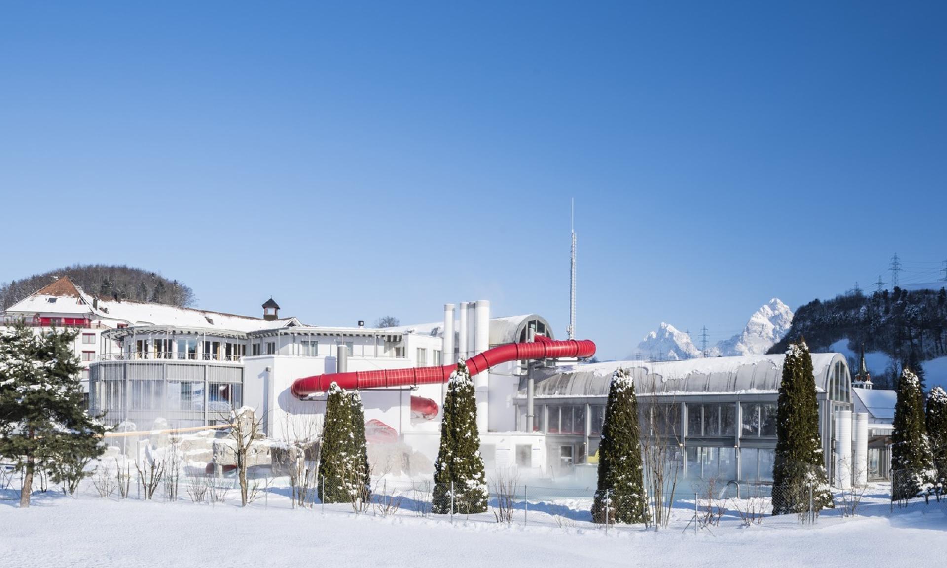 Swiss Holiday Park in winter