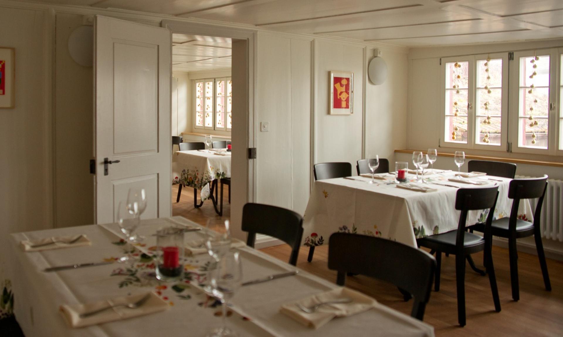 Swiss specialties are served