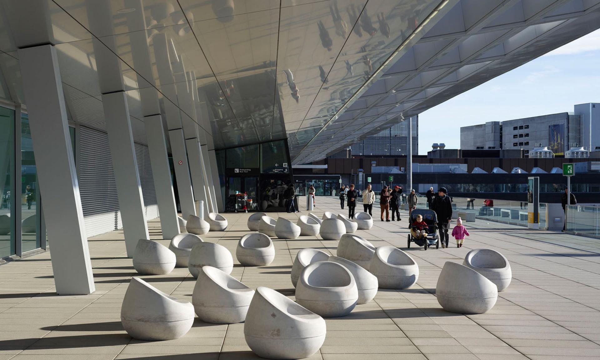 la terrasse panoramique de l'aéroport de zurich