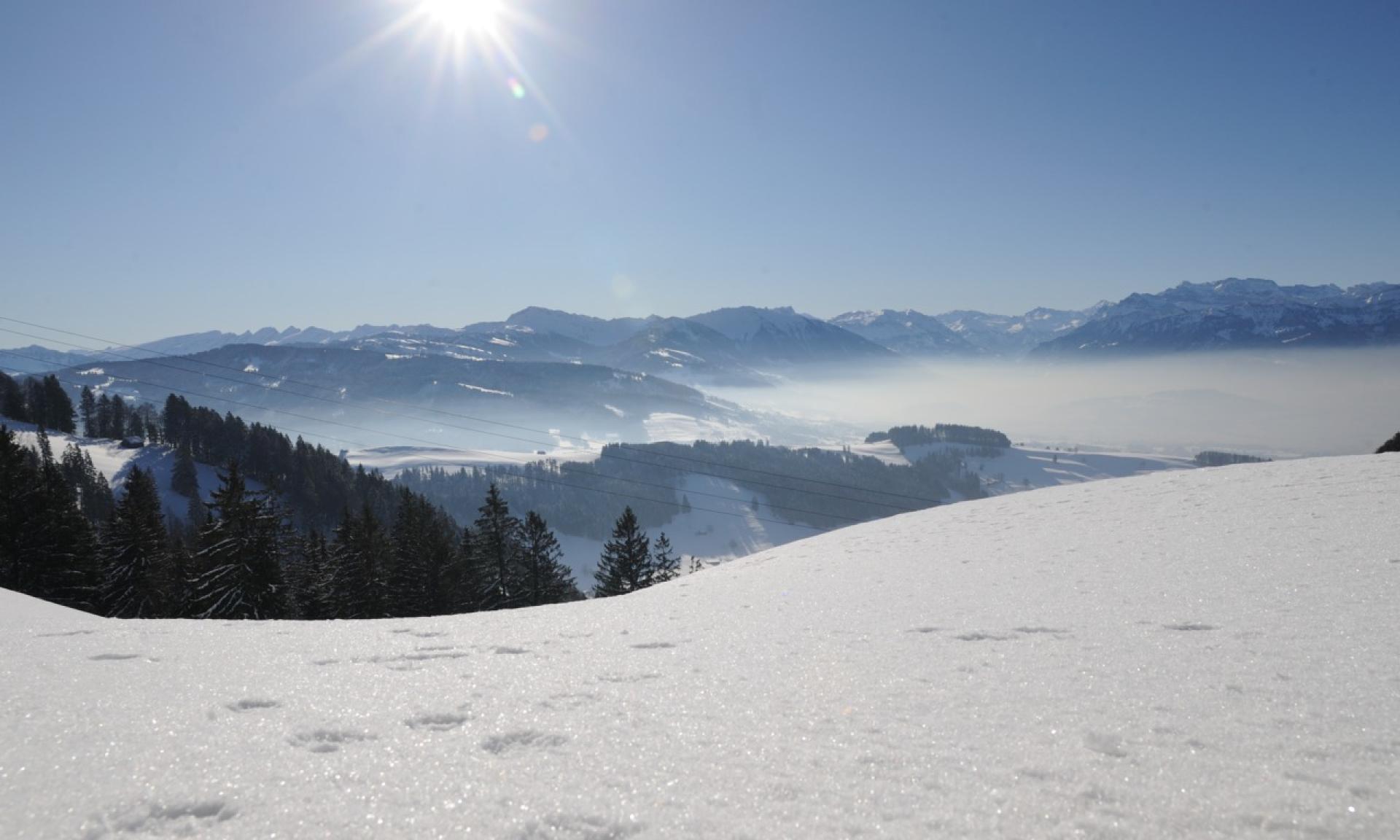 Atzmännig, Schneeschuhwandern