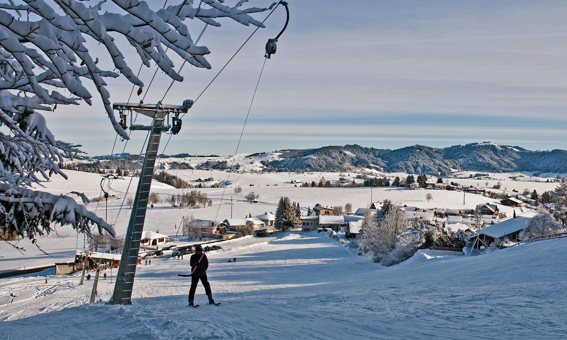 Downhill skiing, cross-country skiing, ice skating or winter hiking