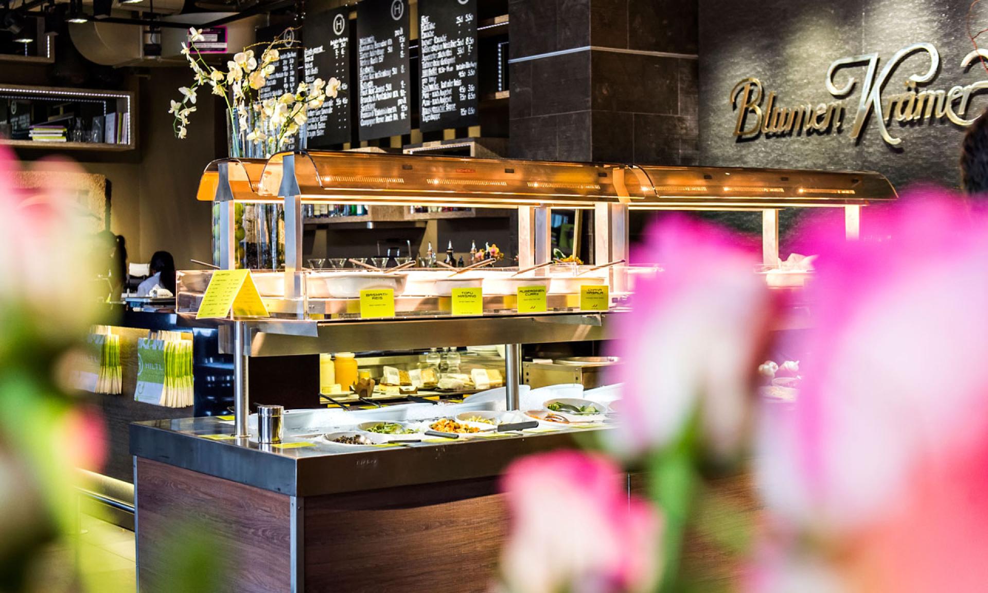 Hiltl du Pflanzbar à Zurich, Buffet du midi
