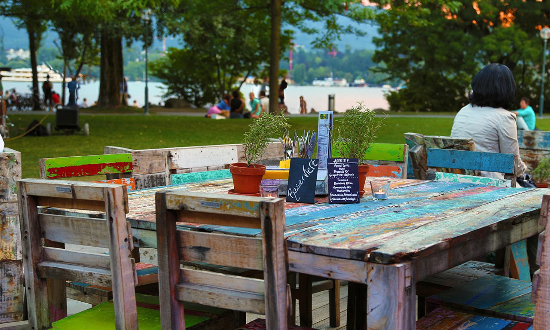 Restaurant Kiosk Zurigo Lago di Zurigo