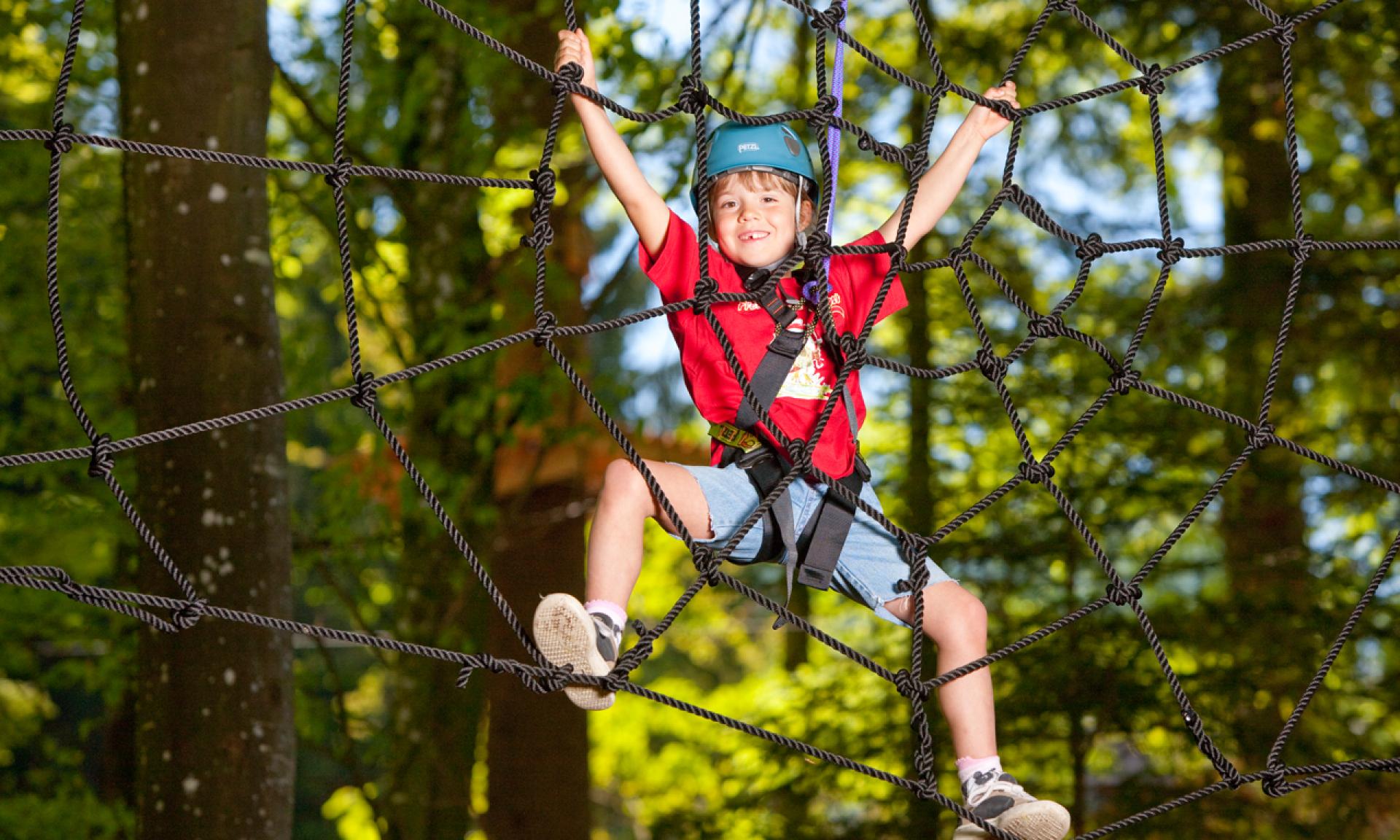 Percorsi per bambini nel parco avventura di Atzmännig