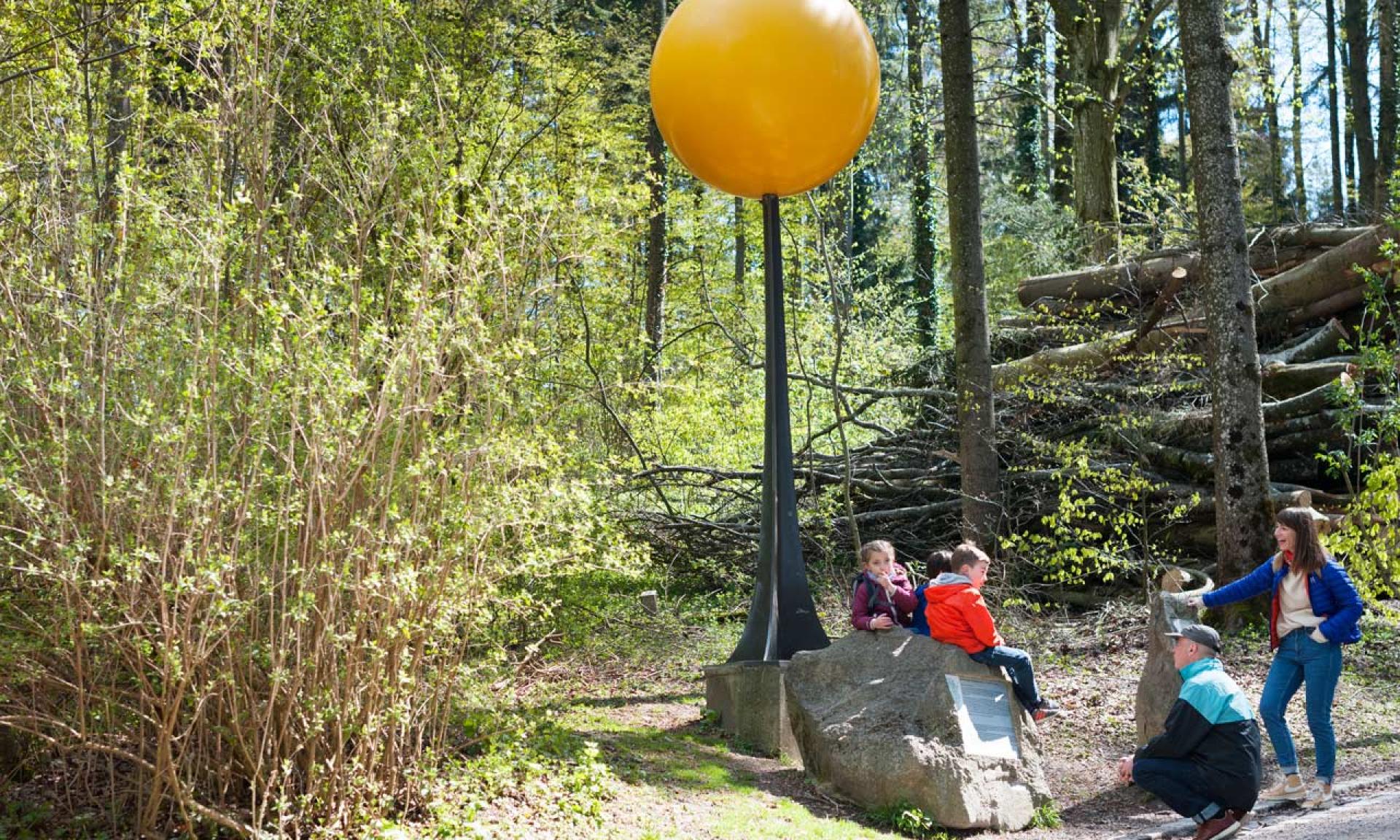 Planet Trail from Uetliberg to Felsenegg