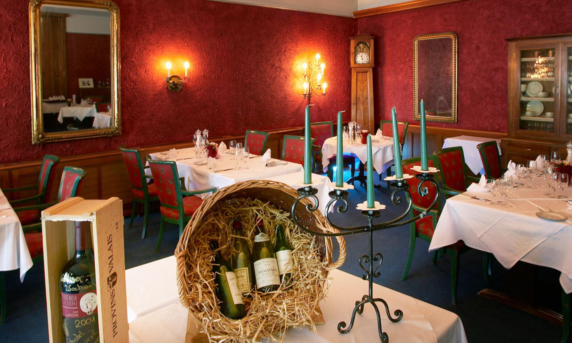 Restaurant Brasserie au Lac at Parkhotel Schwert, Weesen by Lake Walen