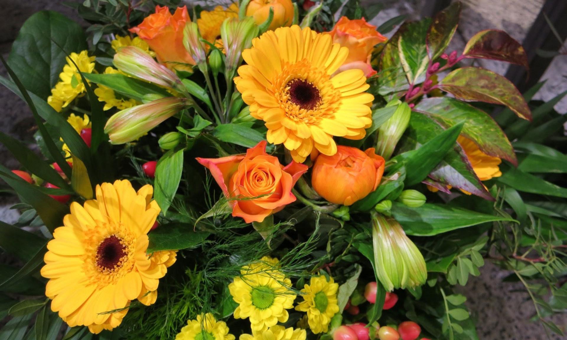 Blumen Krämer, flower store at Zurich’s Main Train Station