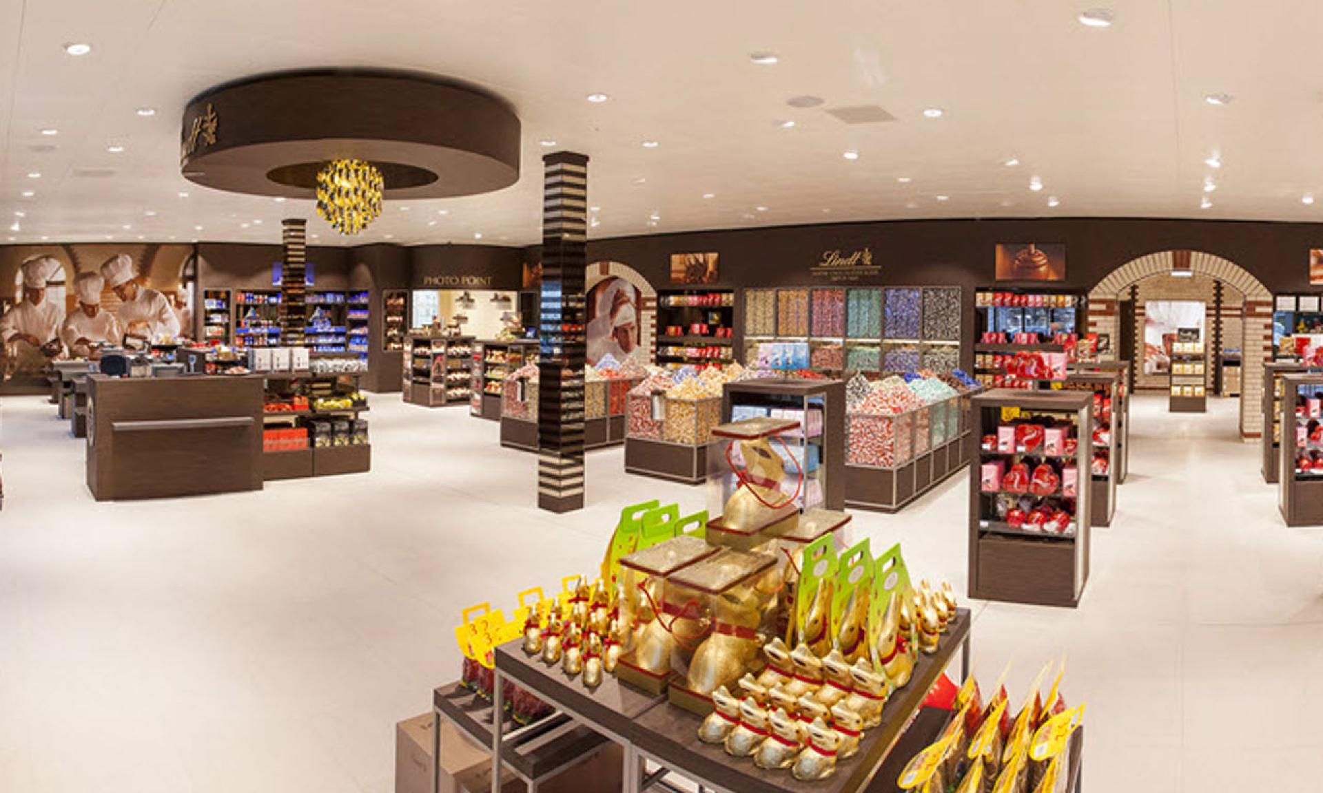 The scent of chocolate hangs in the air