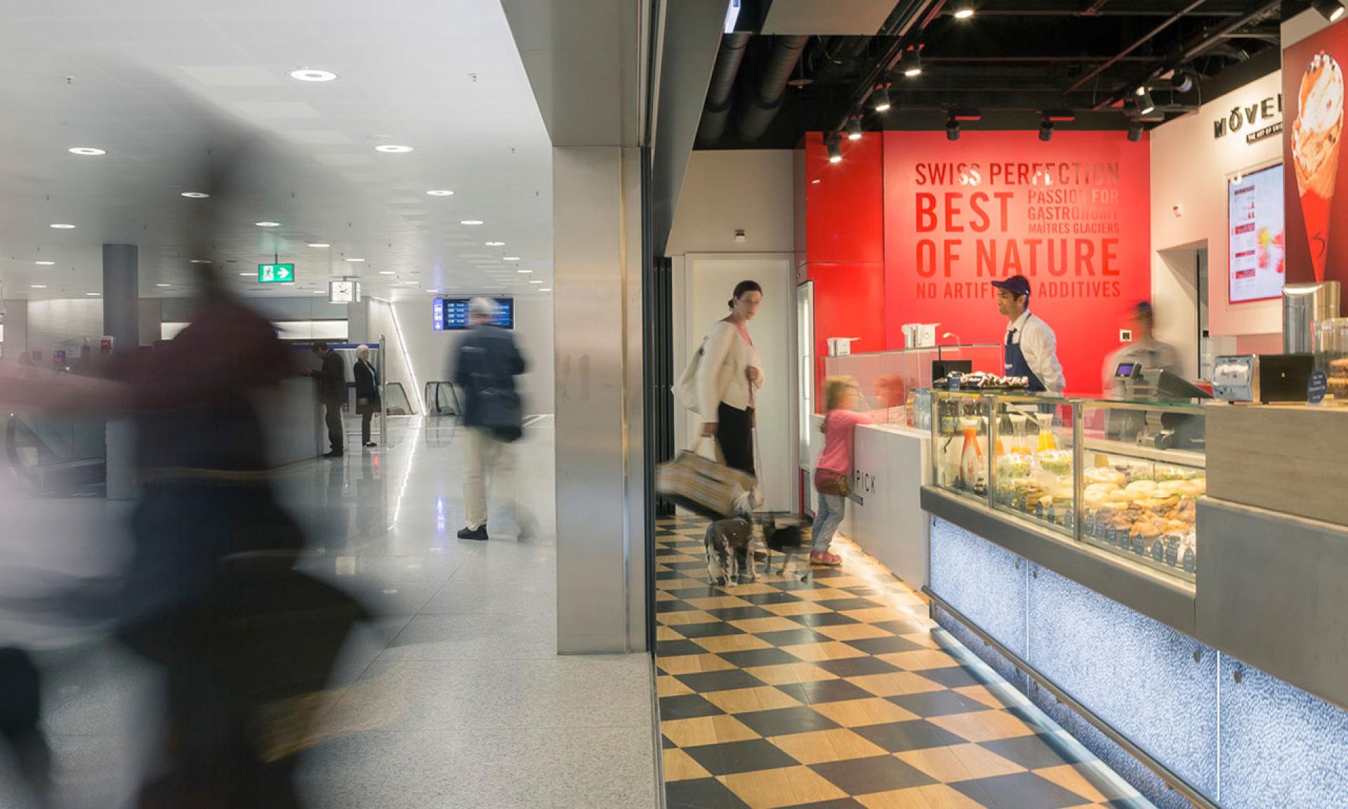 ShopVille Einkaufszentrum im Hauptbahnhof Zürich