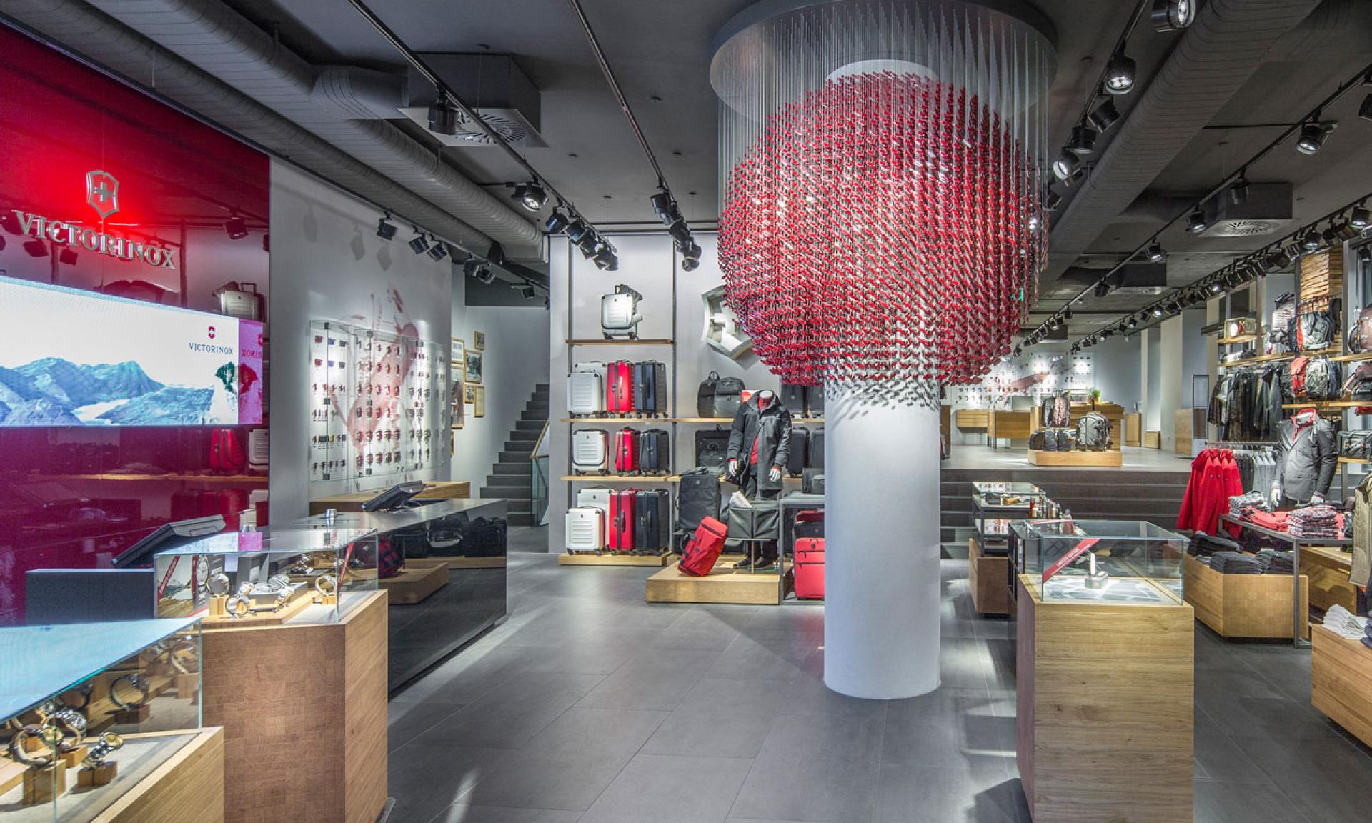 Vue de l'intérieur du Flagship Store Zurich
