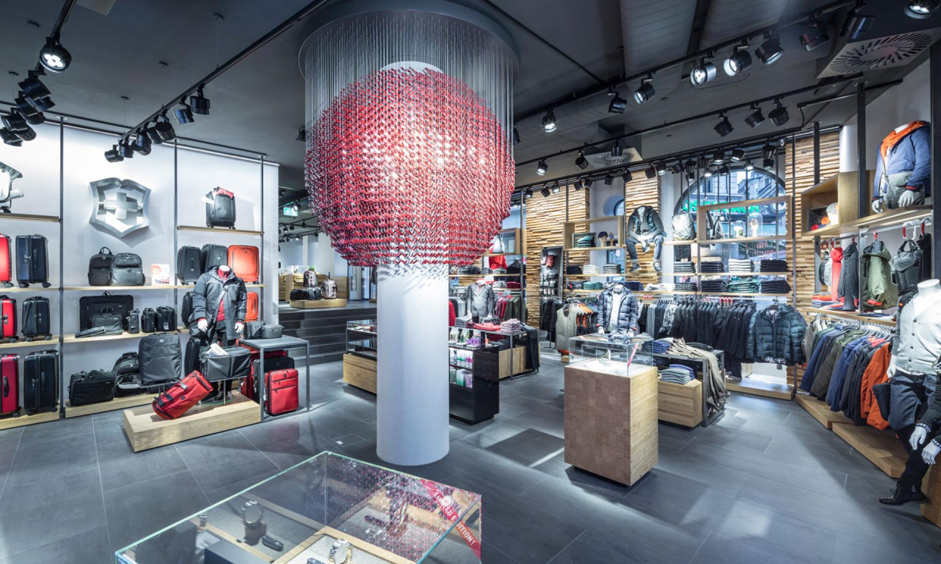 Vue de l'intérieur du Flagship Store Zurich