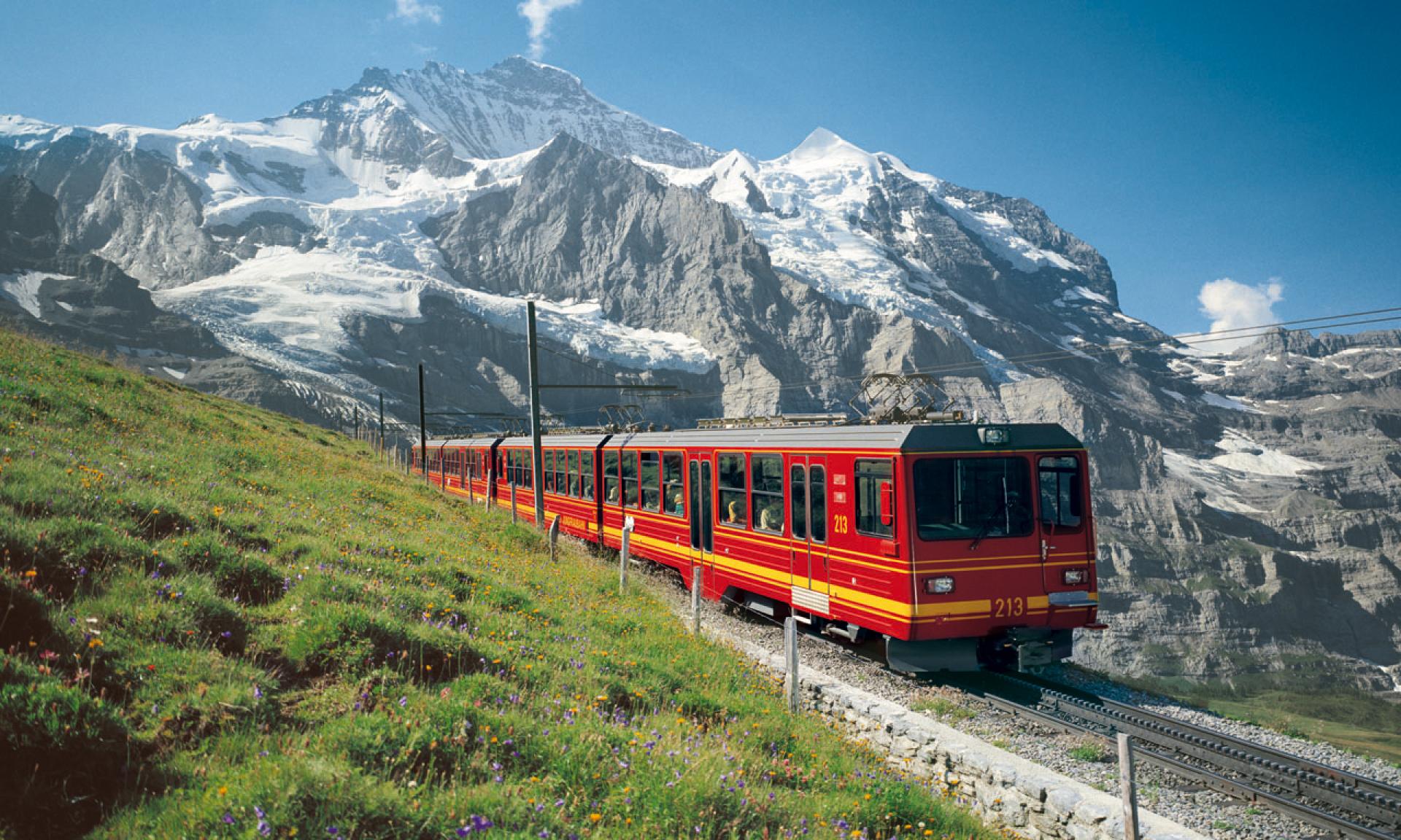 Train to Jungfraujoch