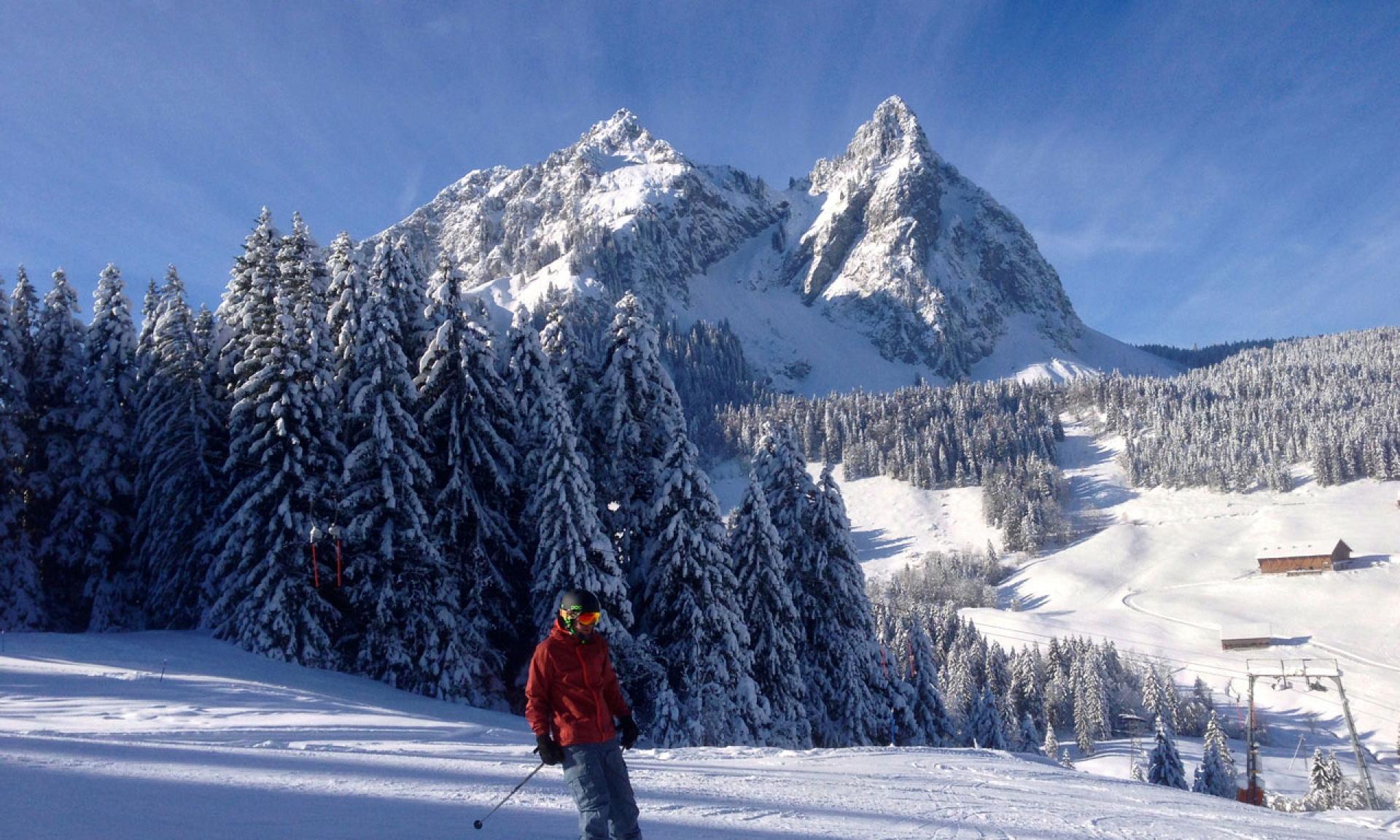Skilift Brunni, Skifahren in Alpthal SZ
