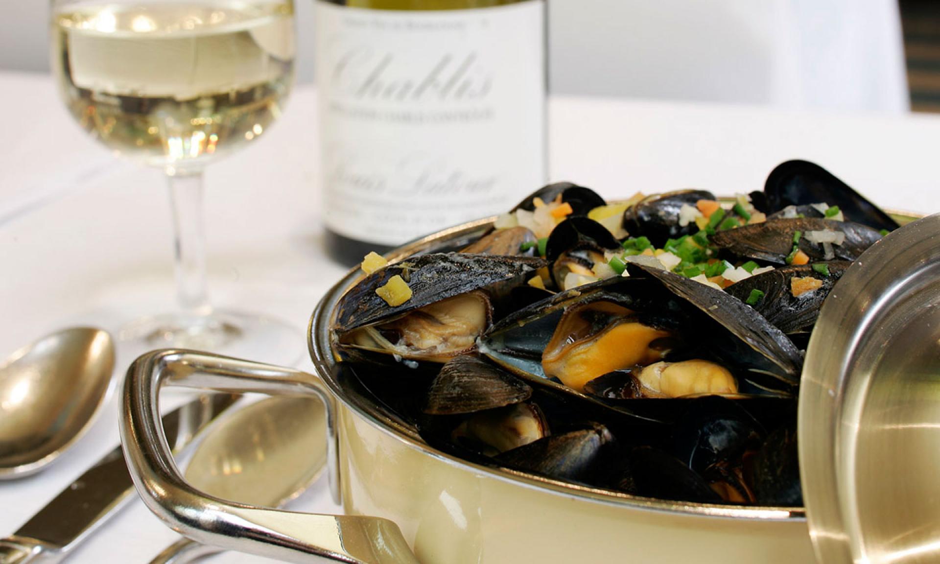Muscheln in der Brasserie Lipp