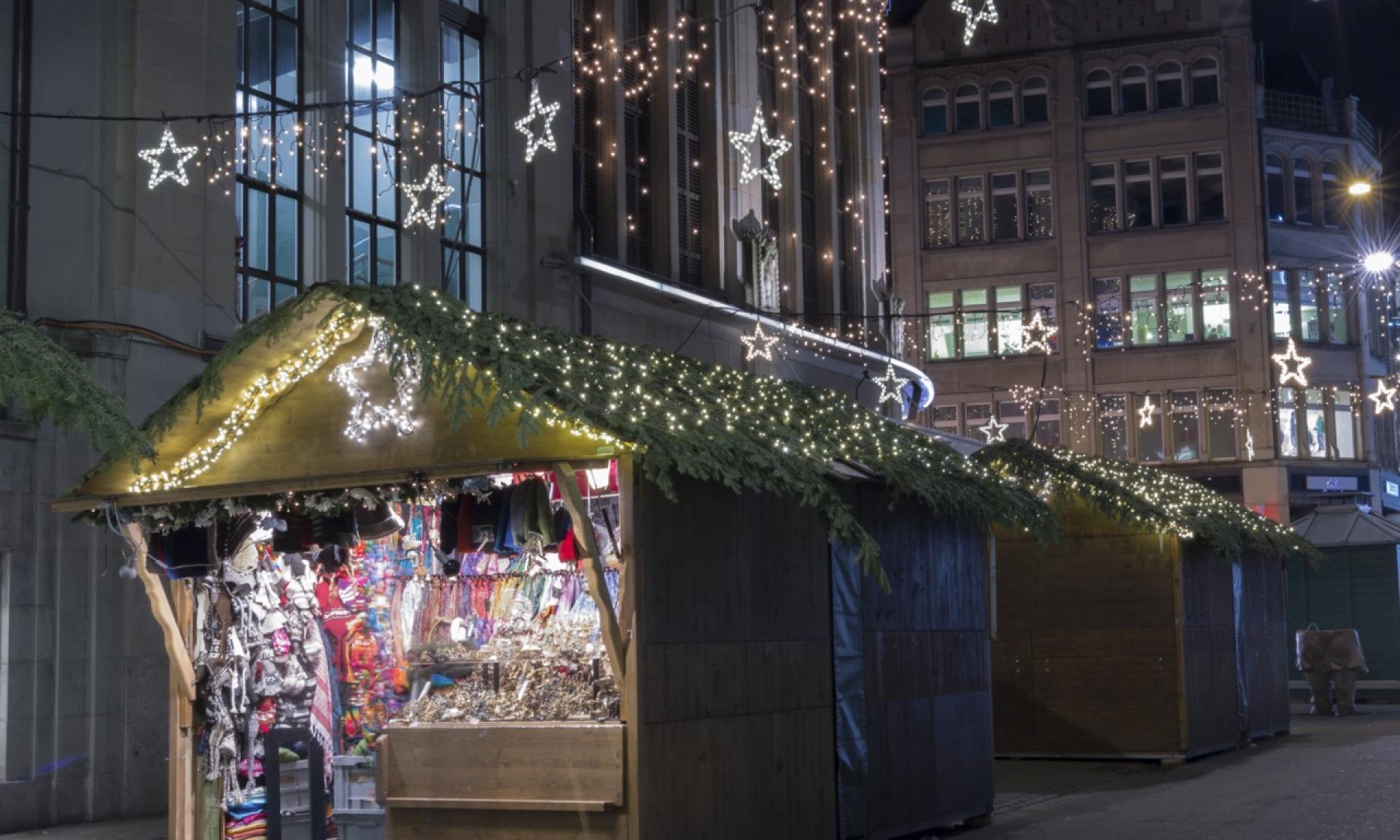 City Weihnachtsmarkt a Zurigo