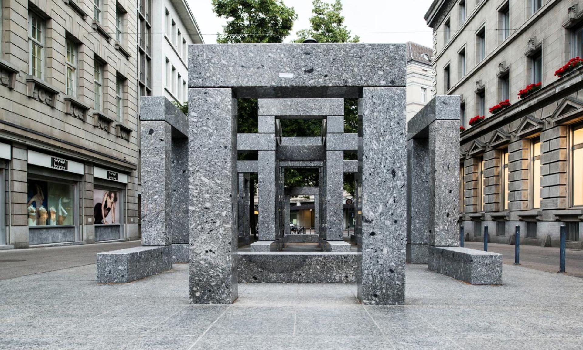Pavillon-Skulptur, Max Bill, Zürich