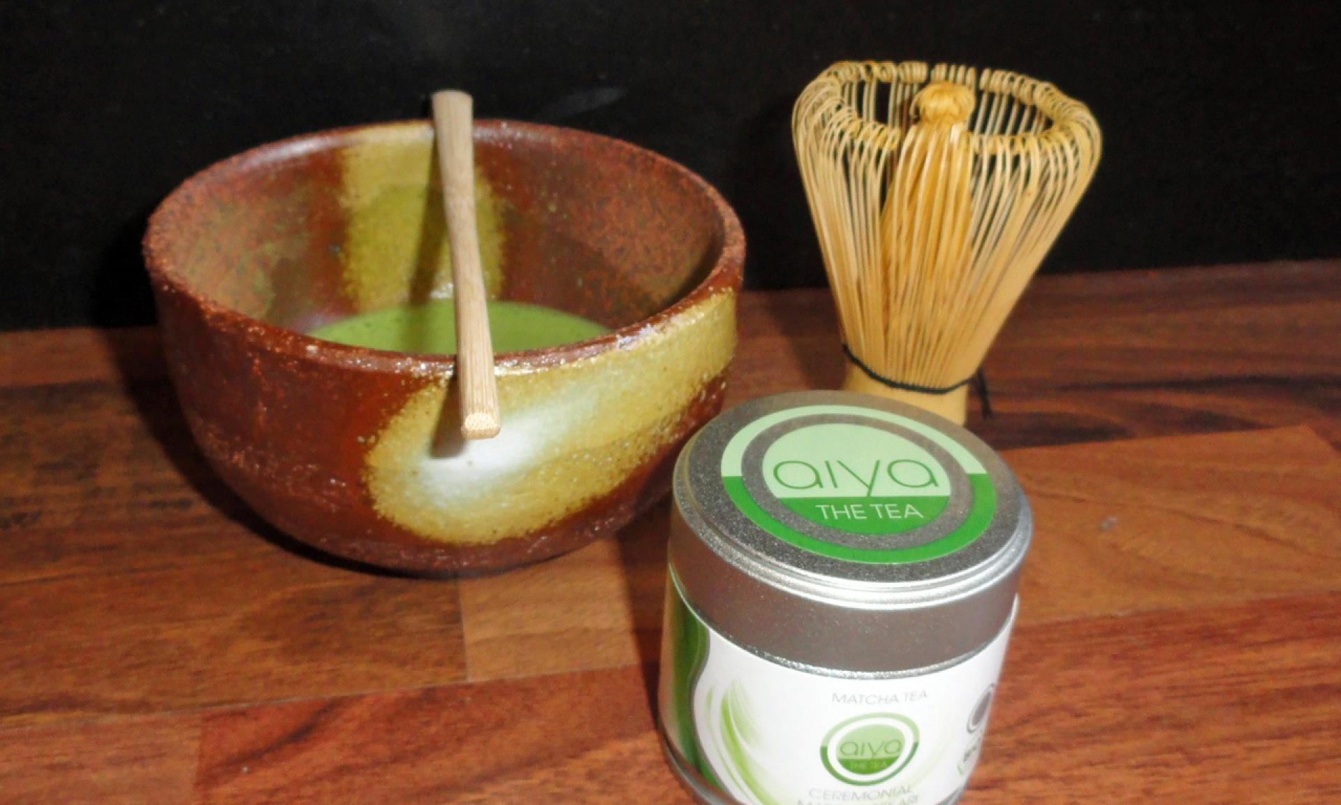 Tea&Room Teekult Winterthur, "matcha": polvere di tè verde giapponese