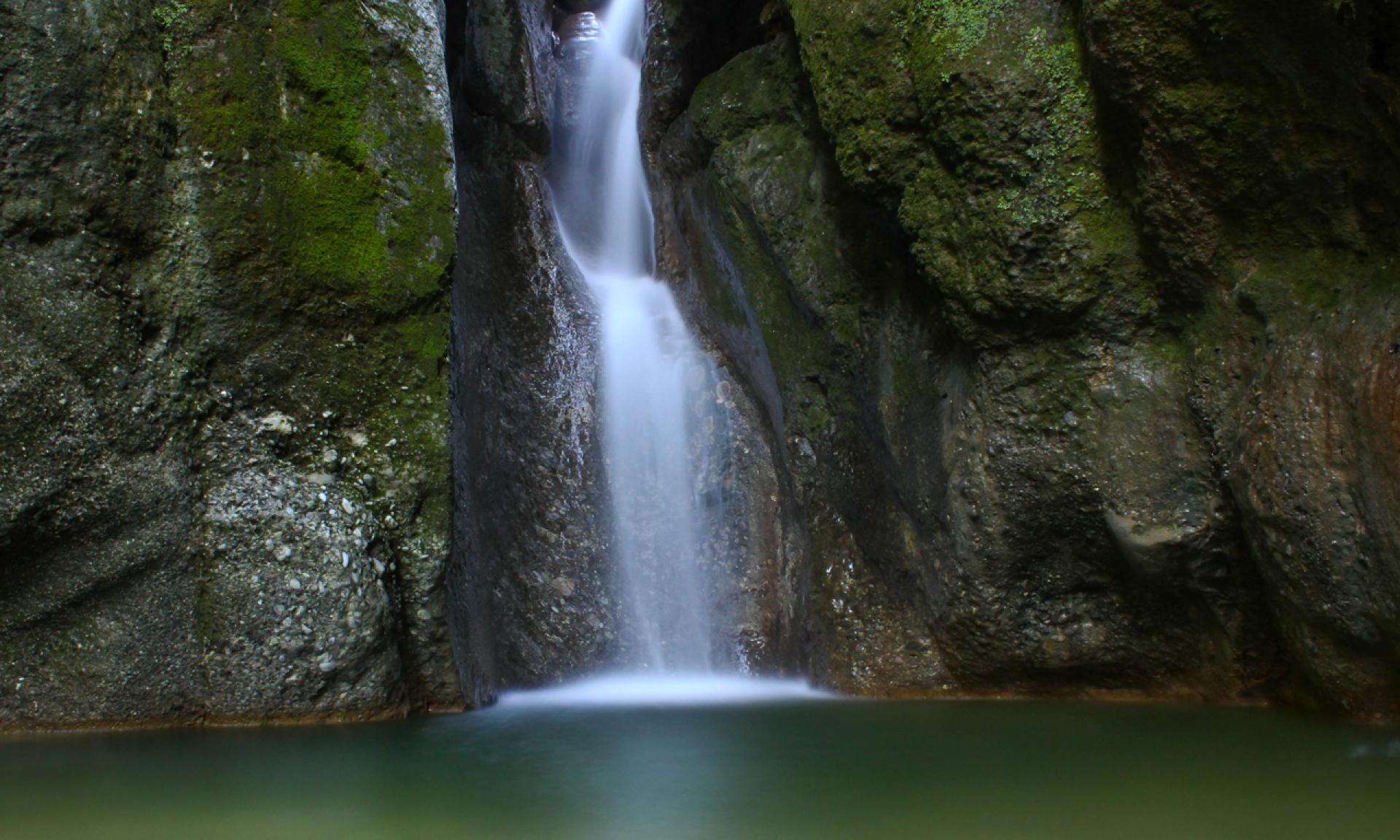 Wasserfall im Aabachtal